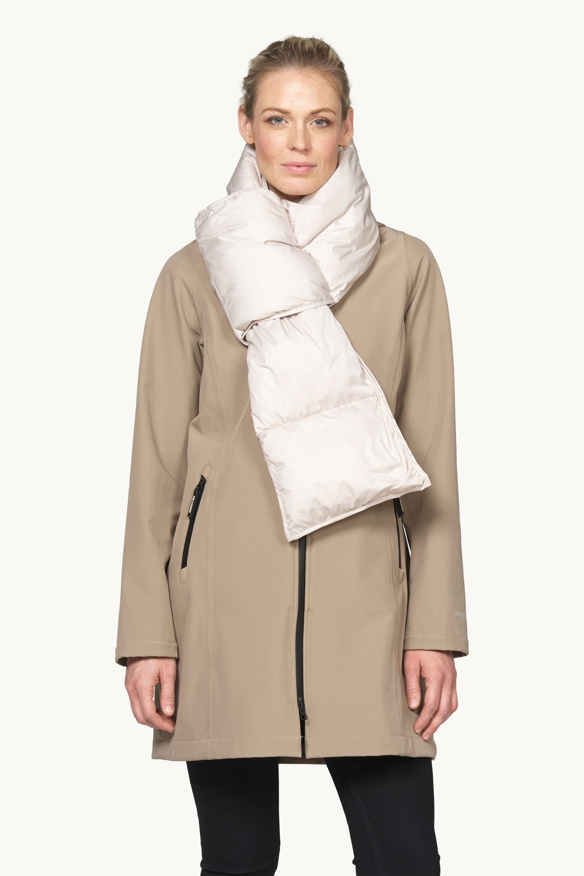 Padded Scarf - Silver Grey