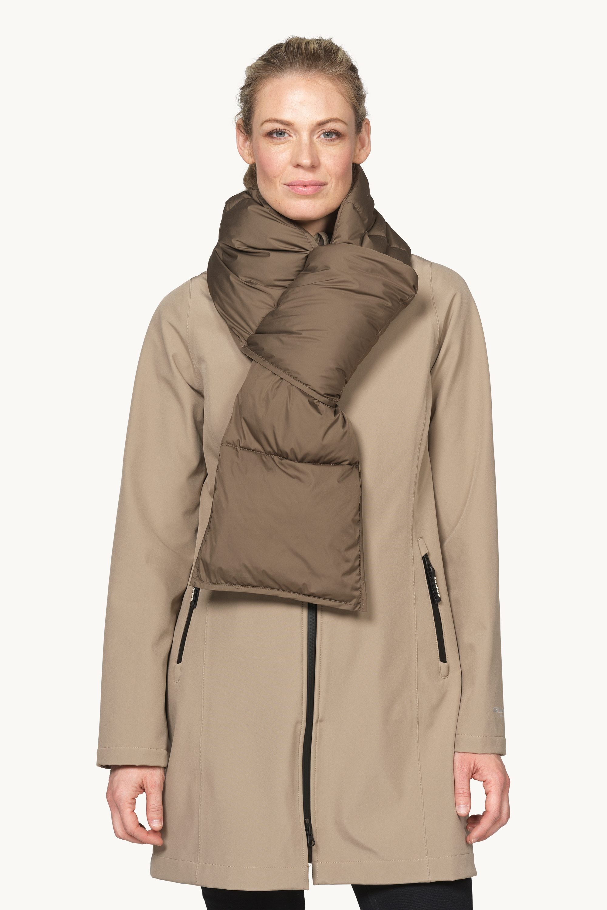 Padded Scarf - Mud