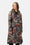 Manteau Long Matelassé - Floral Camo