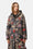Manteau Long Matelassé - Floral Camo