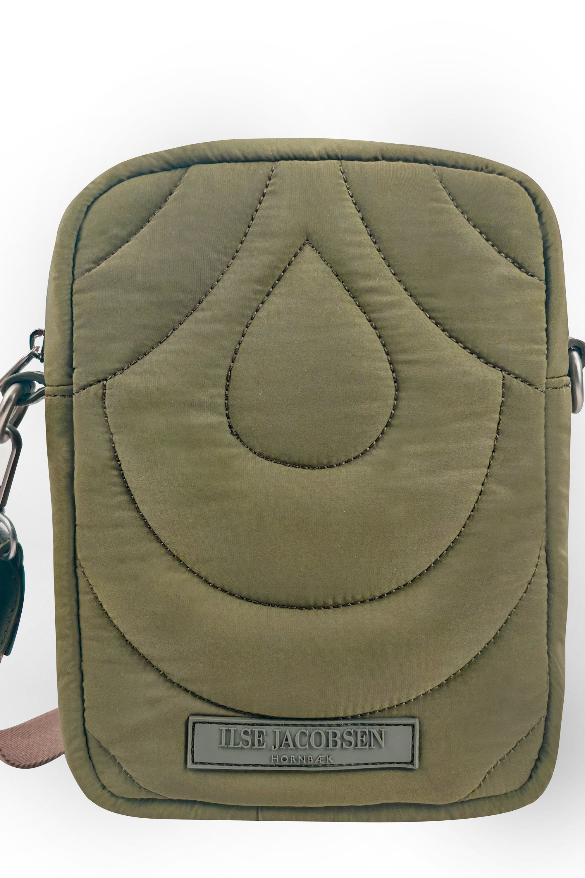 Small Quilted Crossbody Bag - Olive Night
