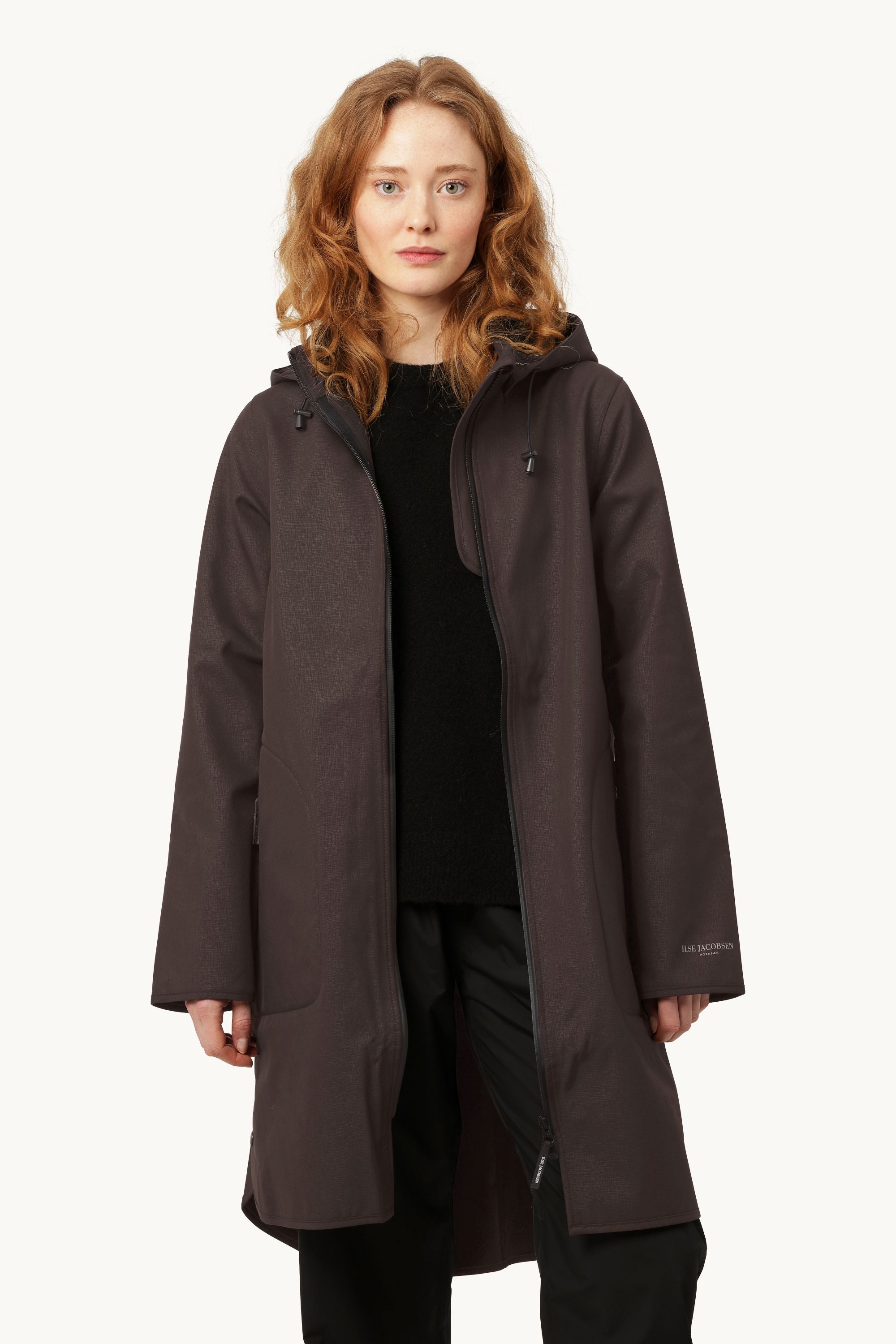 Softshell Raincoat A-line - Black