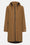 Softshell Raincoat A-line - Walnut