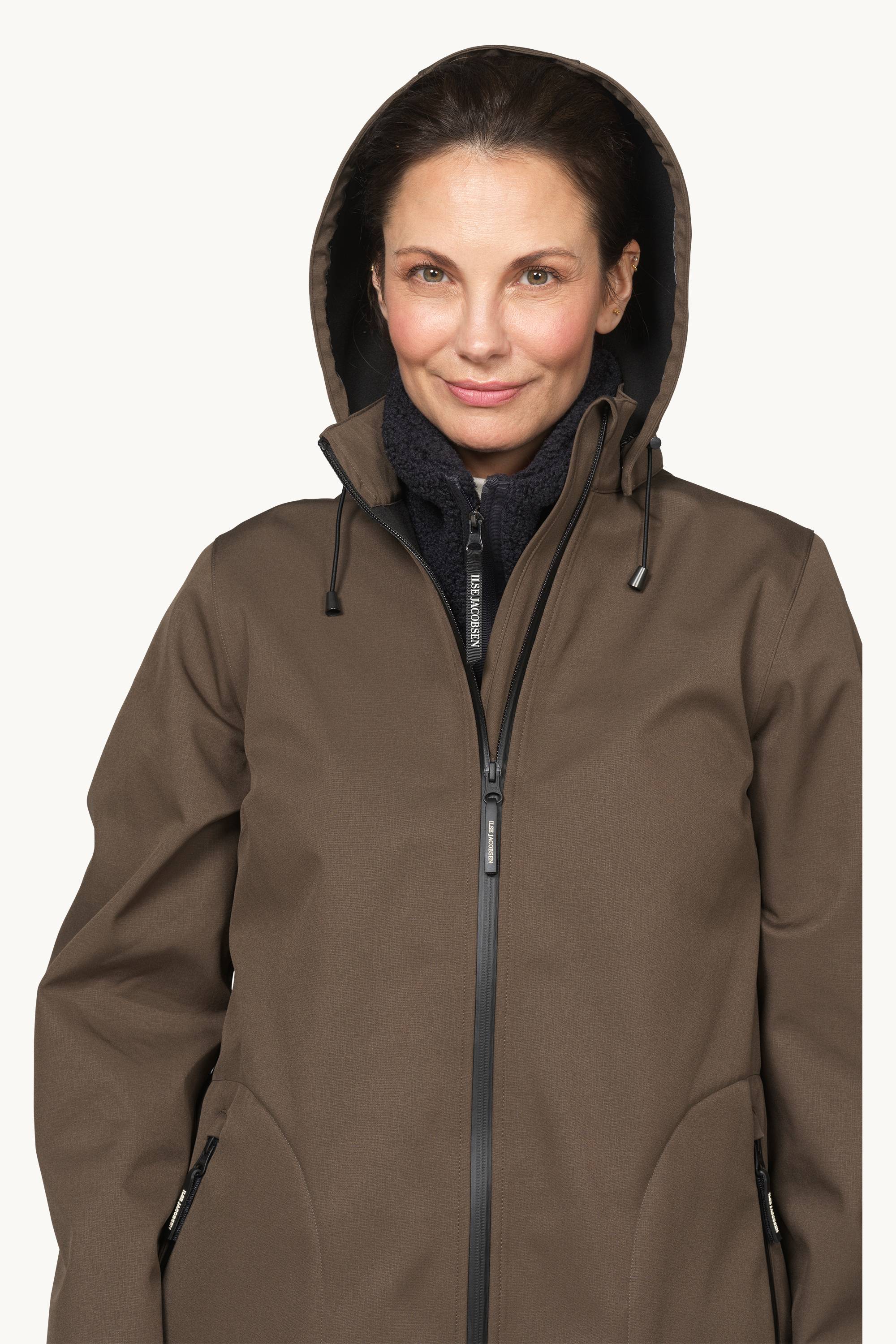 Softshell Raincoat A-line - Wren