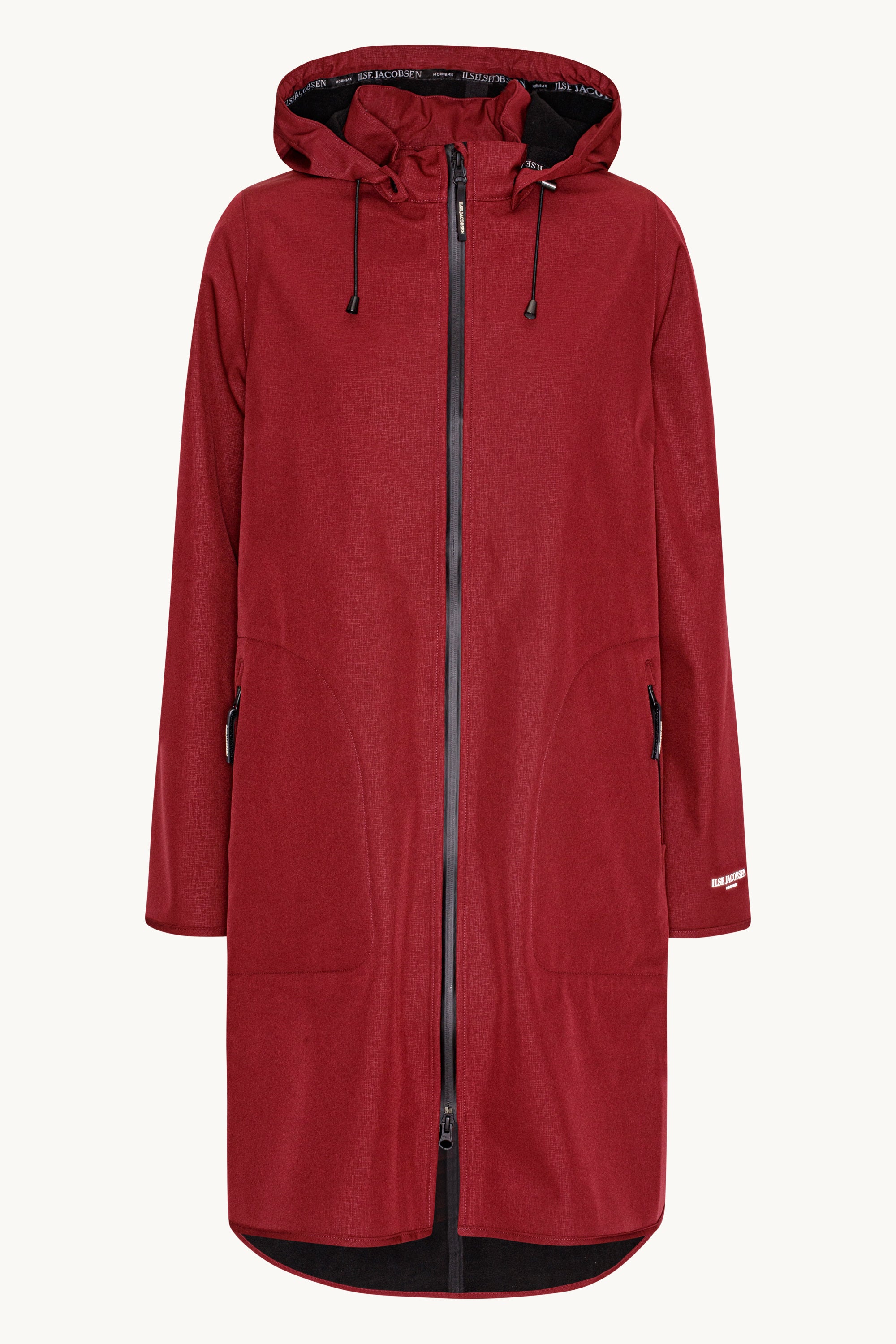 Softshell Raincoat A-line - Rhubarb