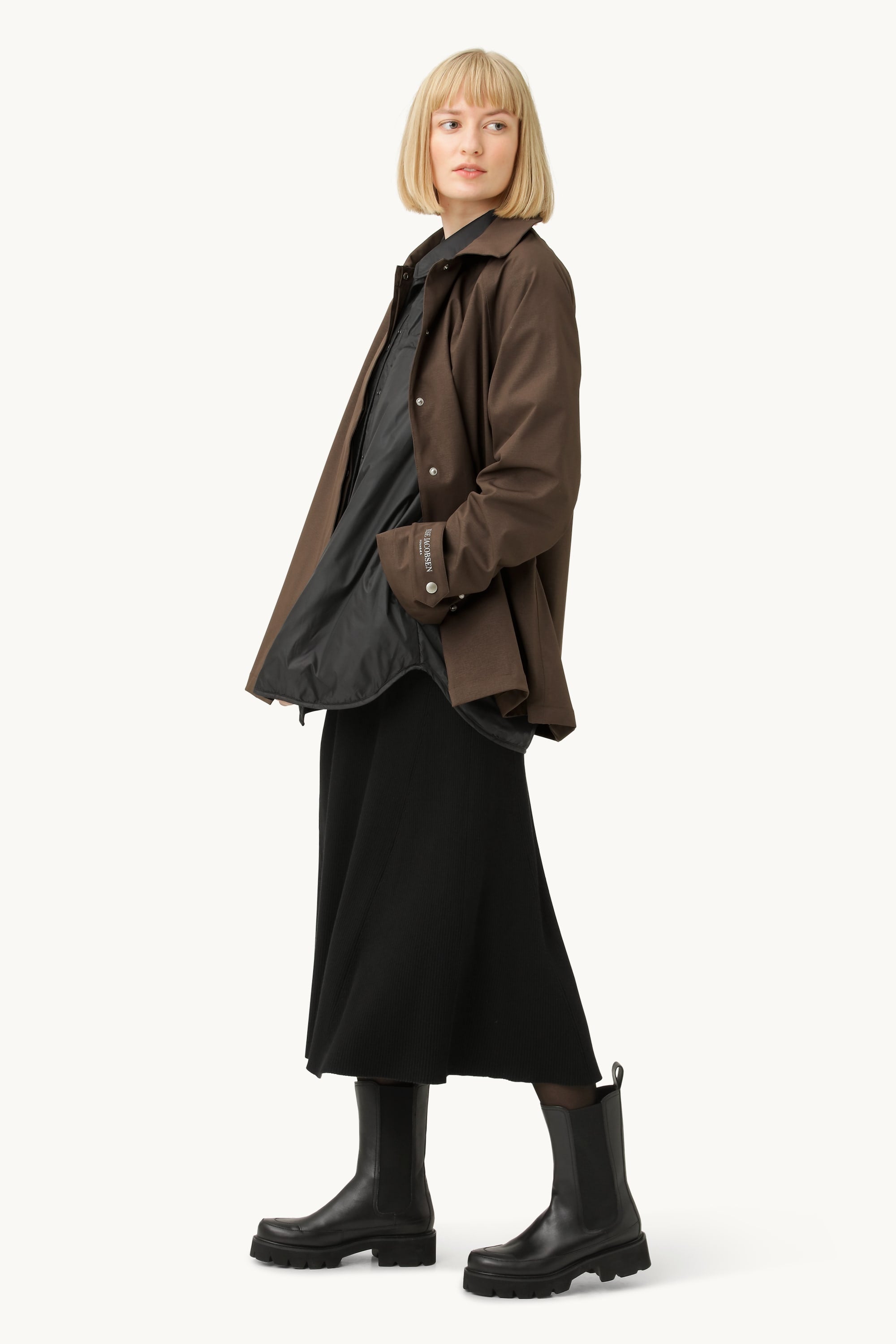Veste de pluie - Marron Chocolat