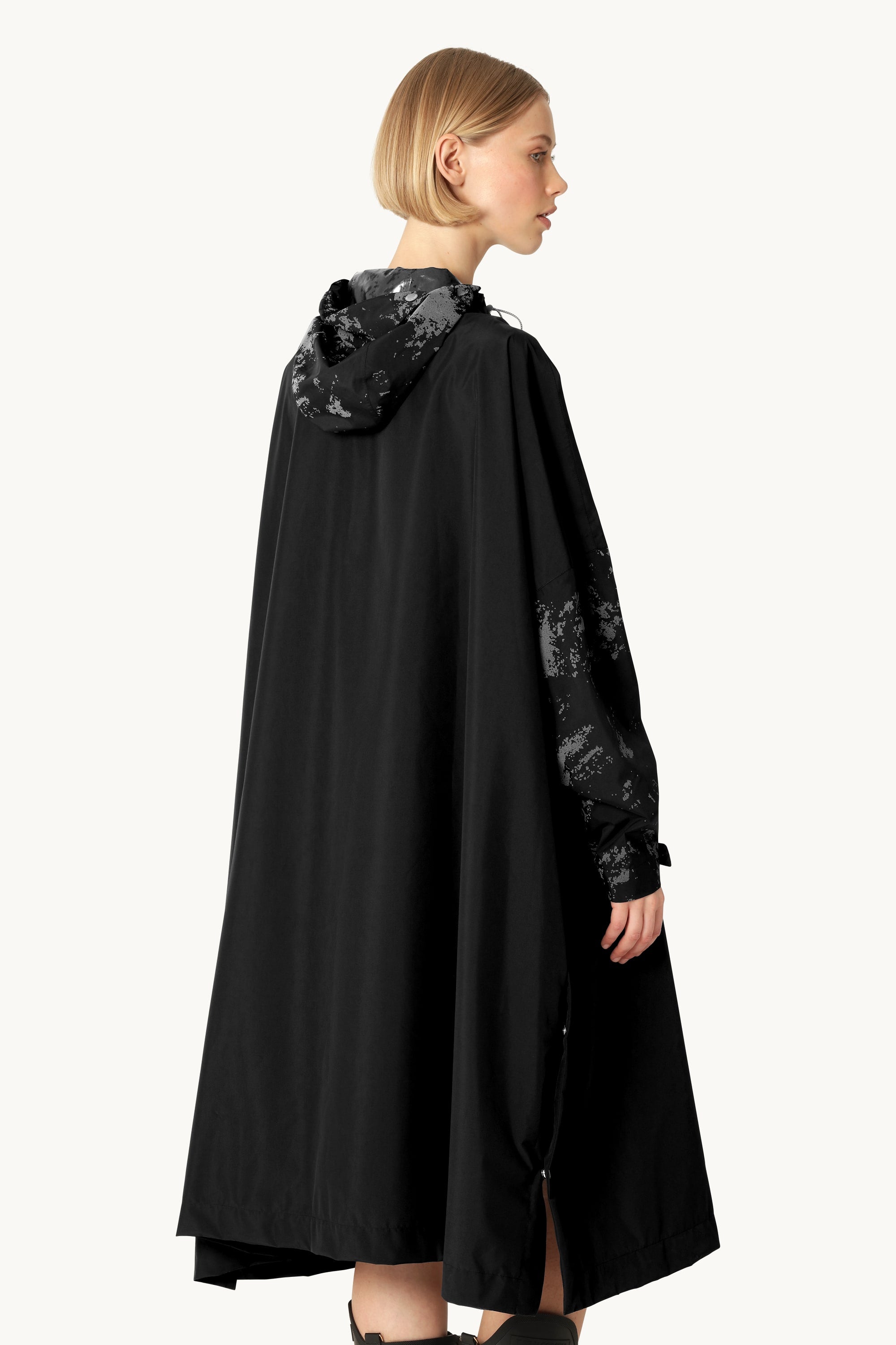 Poncho Raincoat - Black