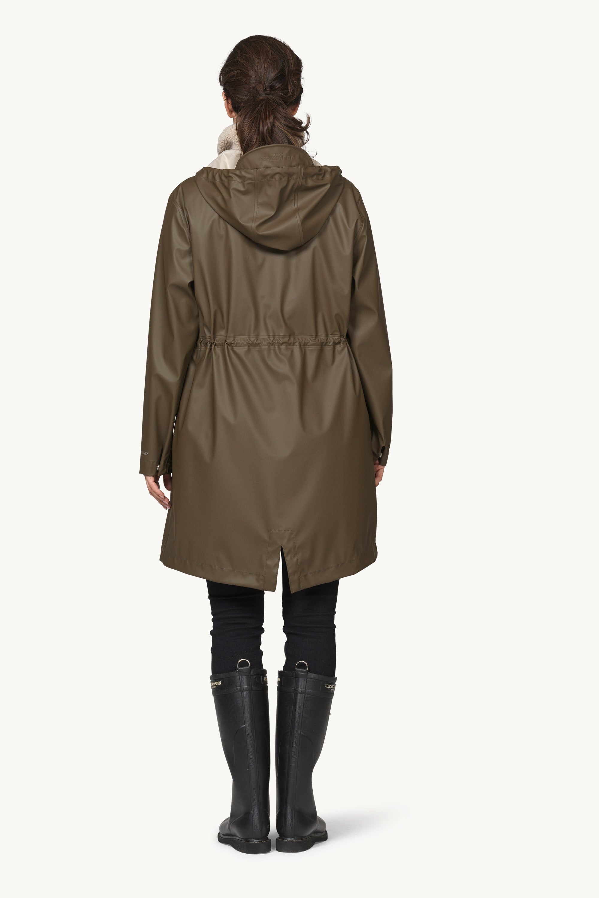 Long Parka Rain Jacket - Wren