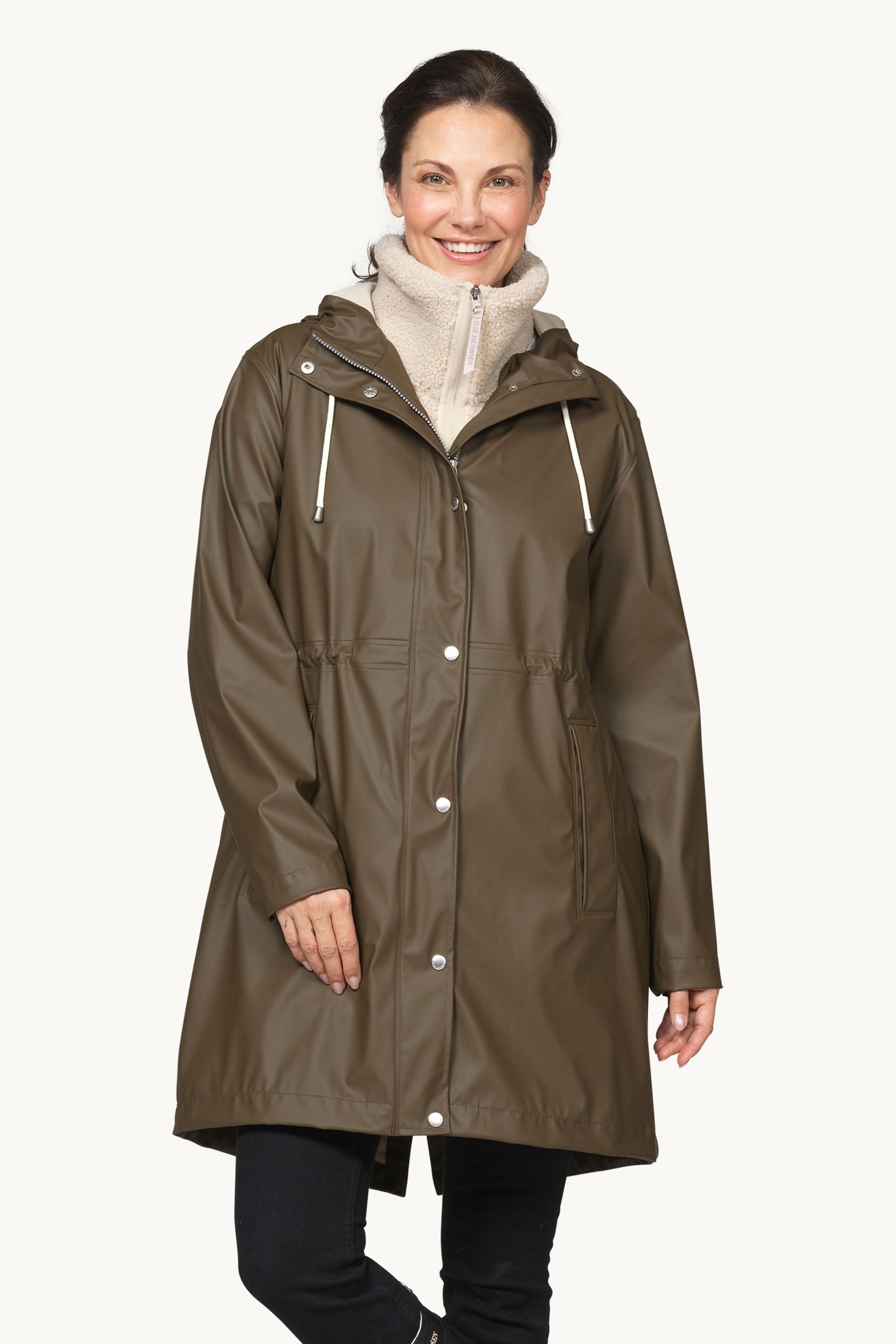 Long Parka Rain Jacket - Wren
