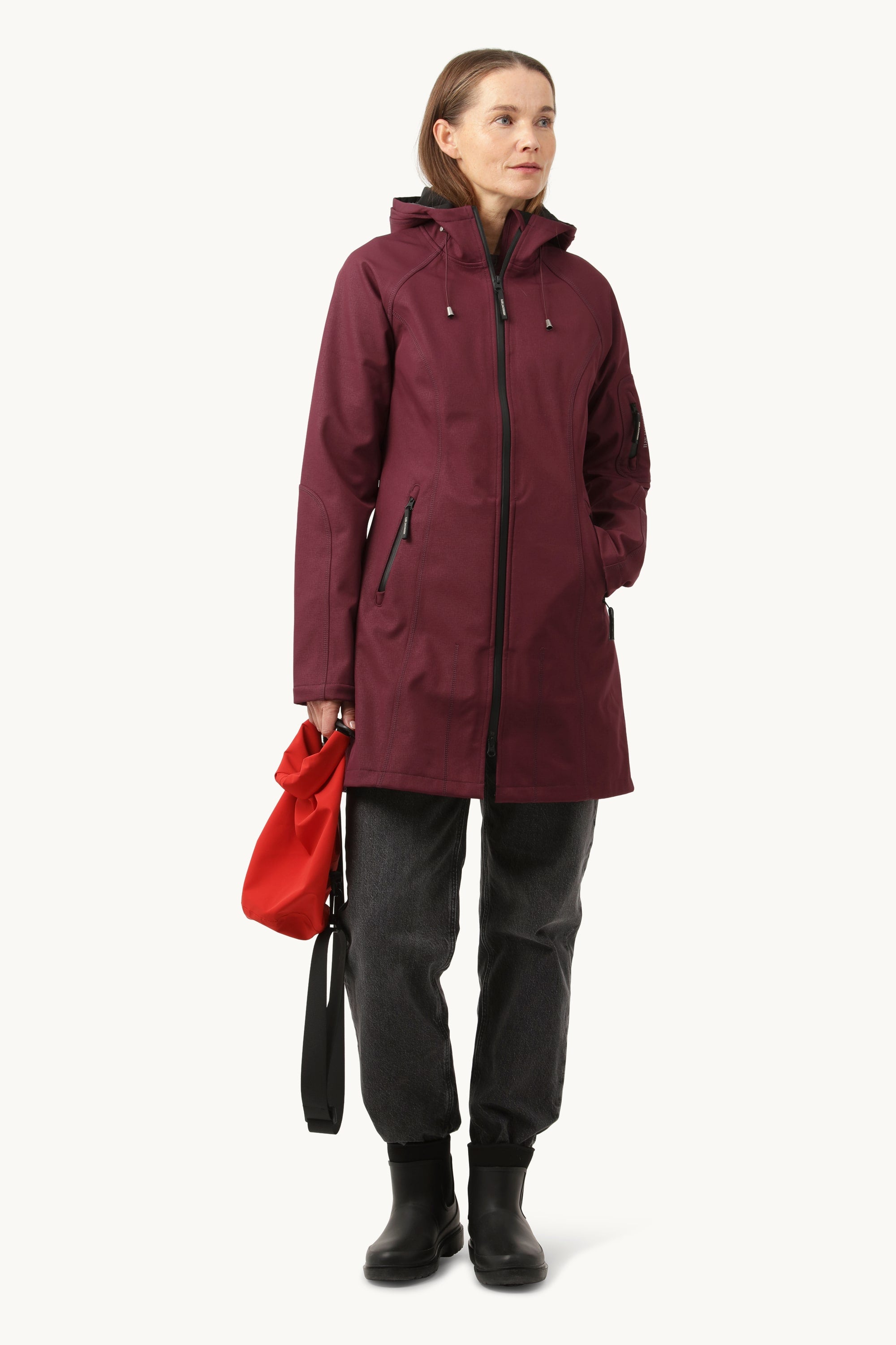 Imperméable Softshell - Maroon Banner
