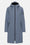 Long Softshell Raincoat - Winter Ocean