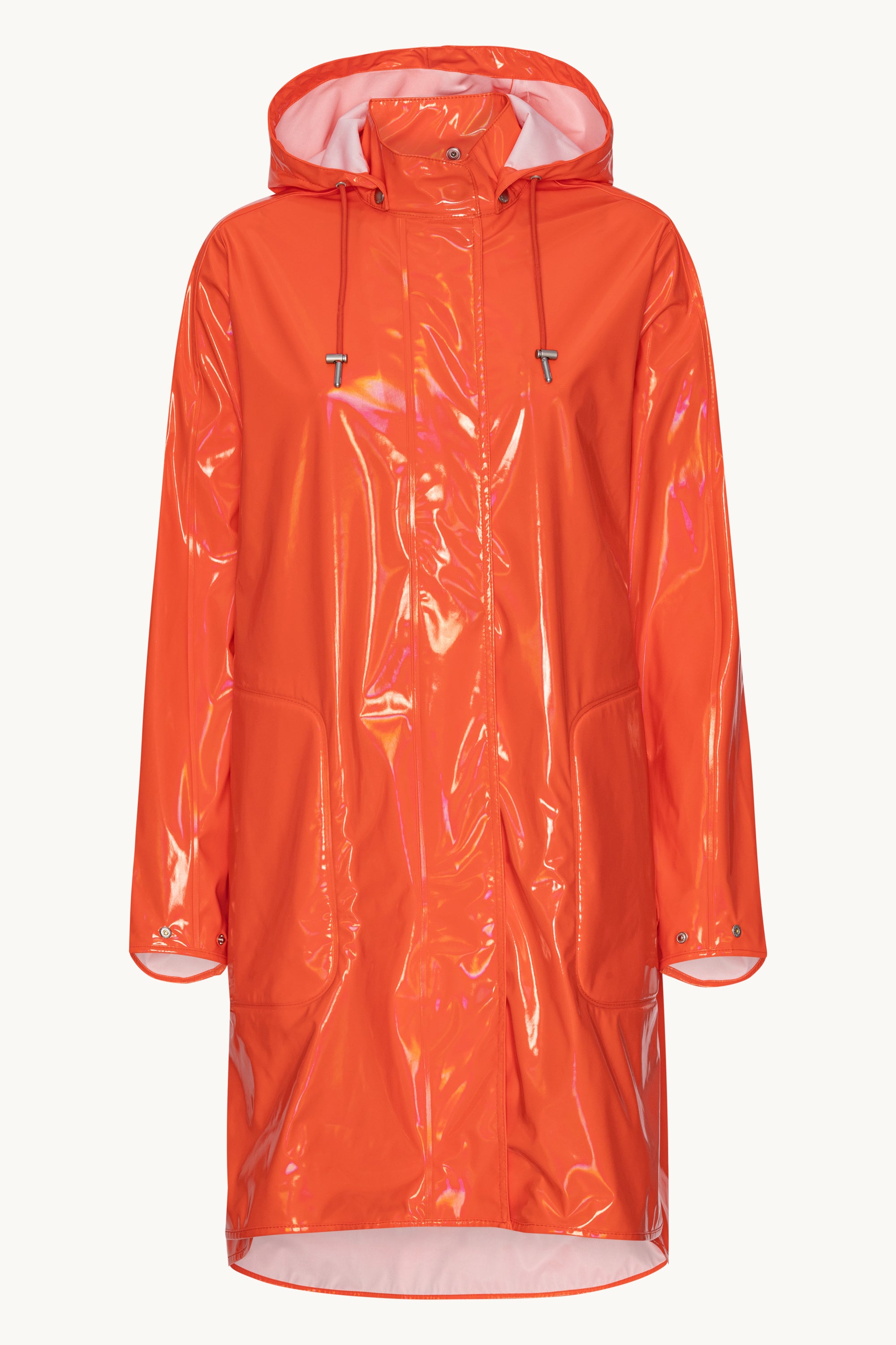 Imperméable Long - Orange Vif