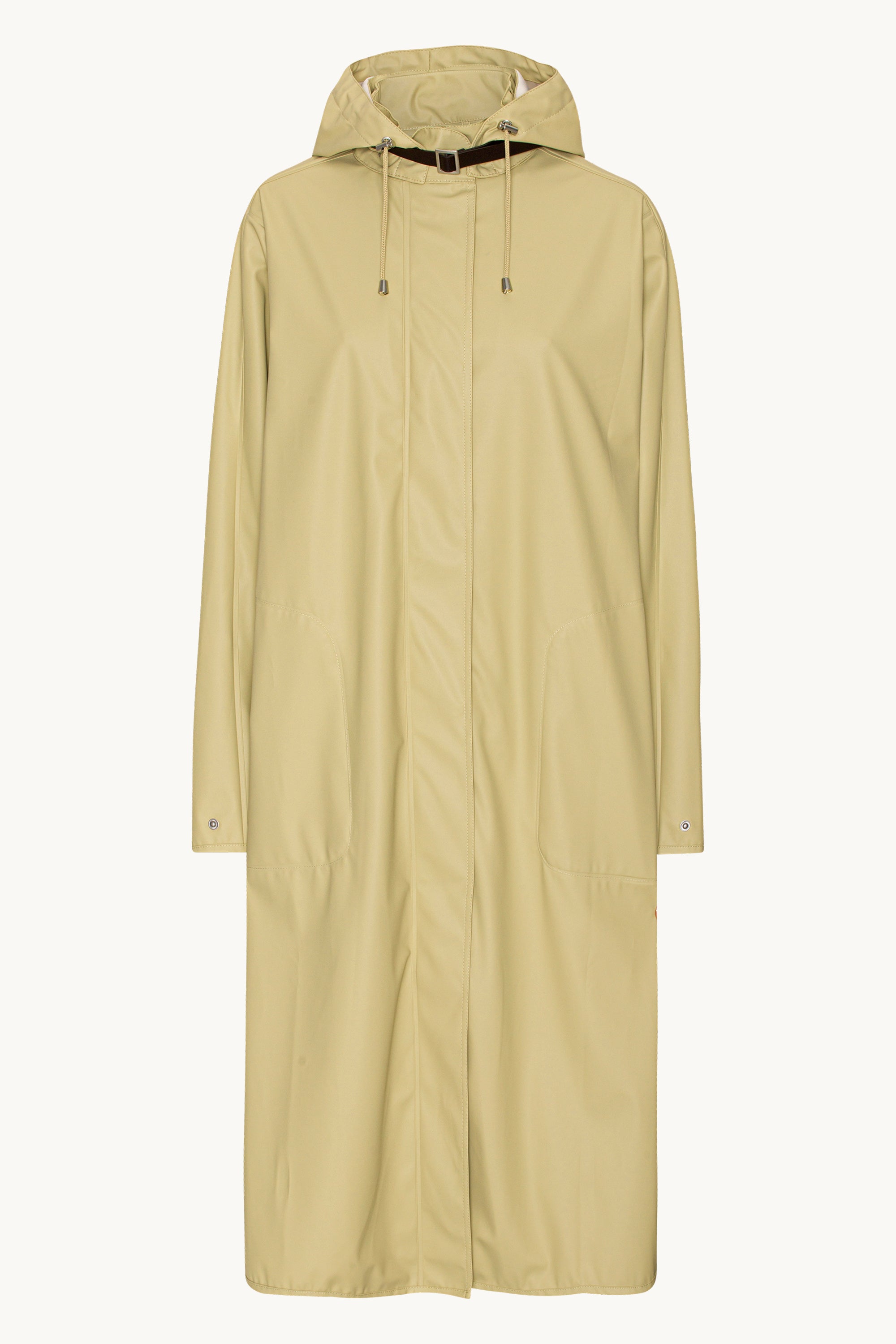Long Light Raincoat - Olive Grass