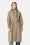 Technical Long Raincoat - Greige