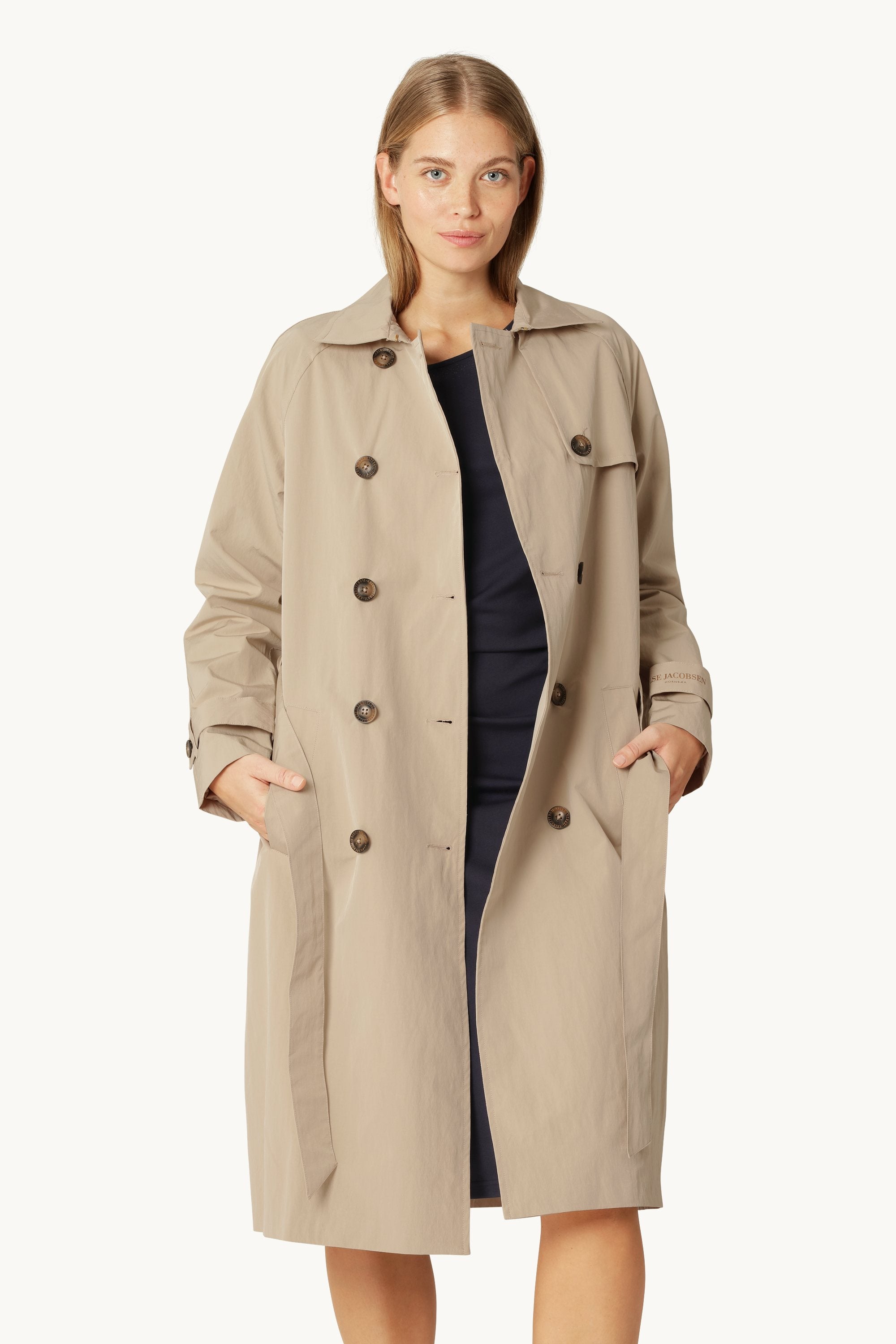 Imperméable Technique Trench - White Pepper