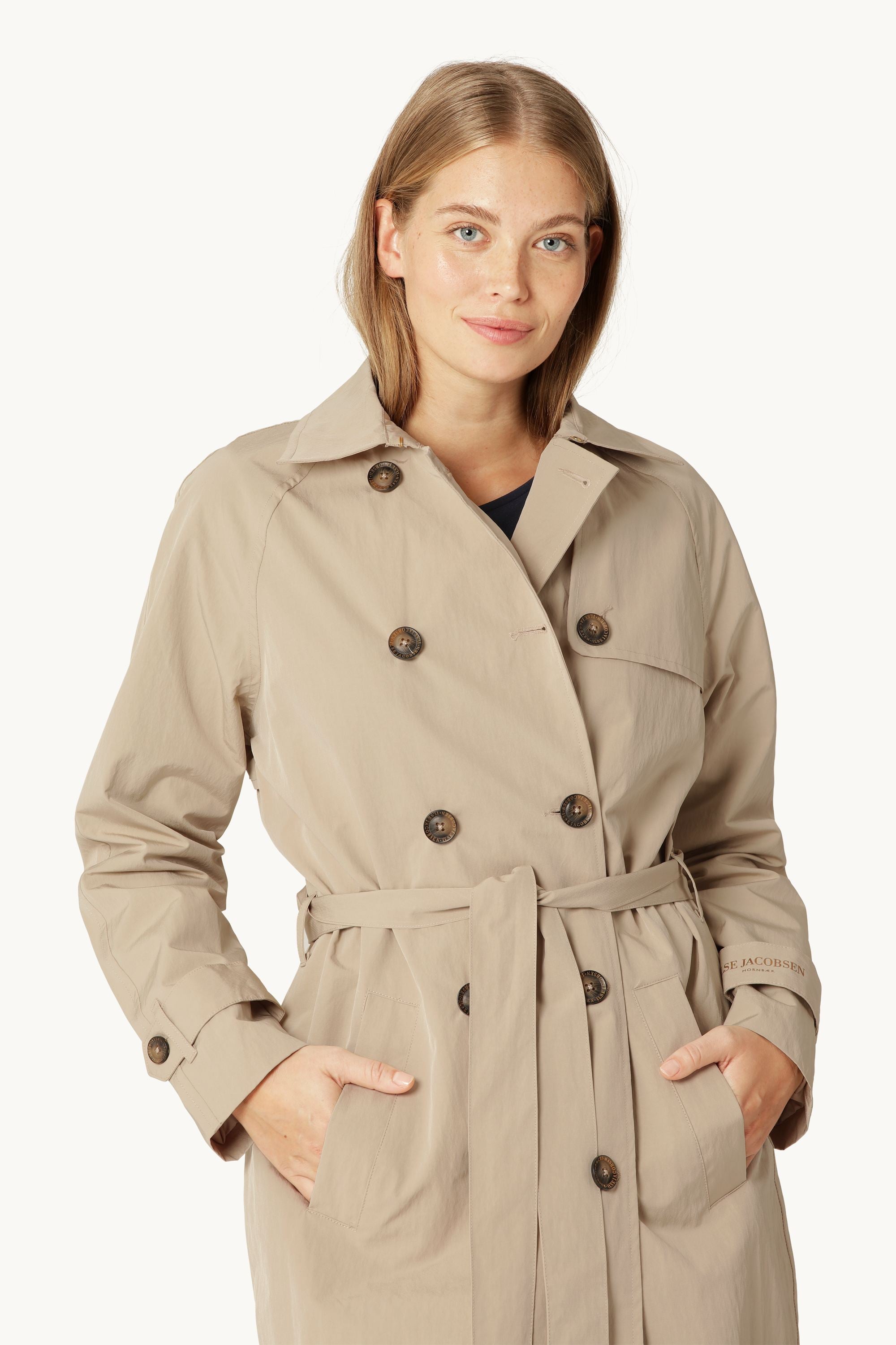 Imperméable Technique Trench - White Pepper