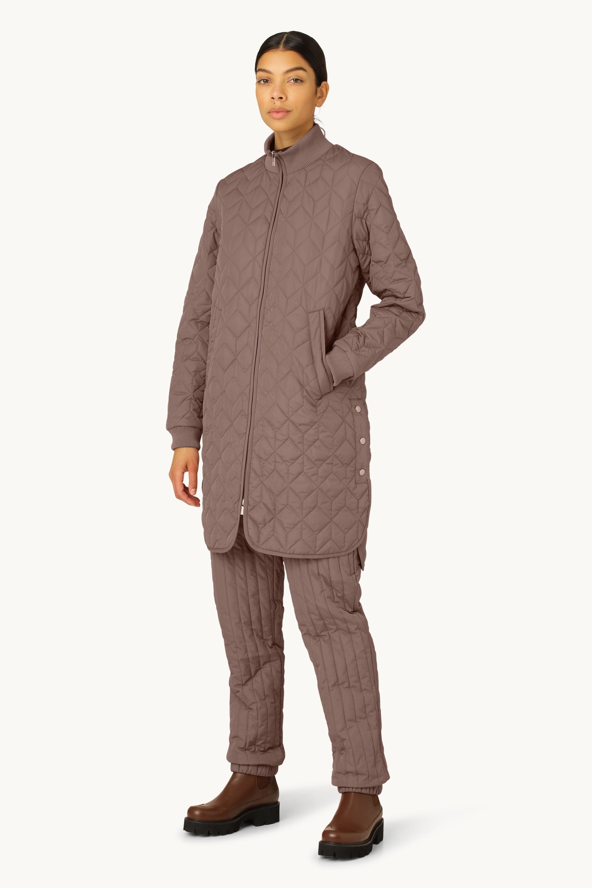 Manteau Quilt - Vieille Lavande