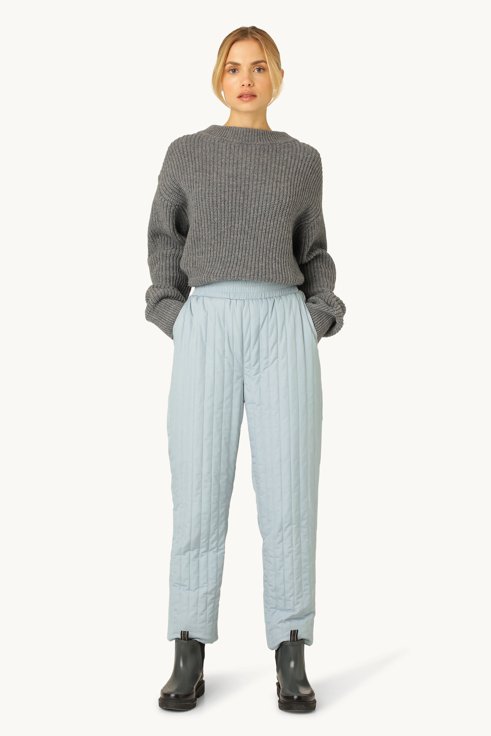 Pantalon Quilt - Pétrole Pale