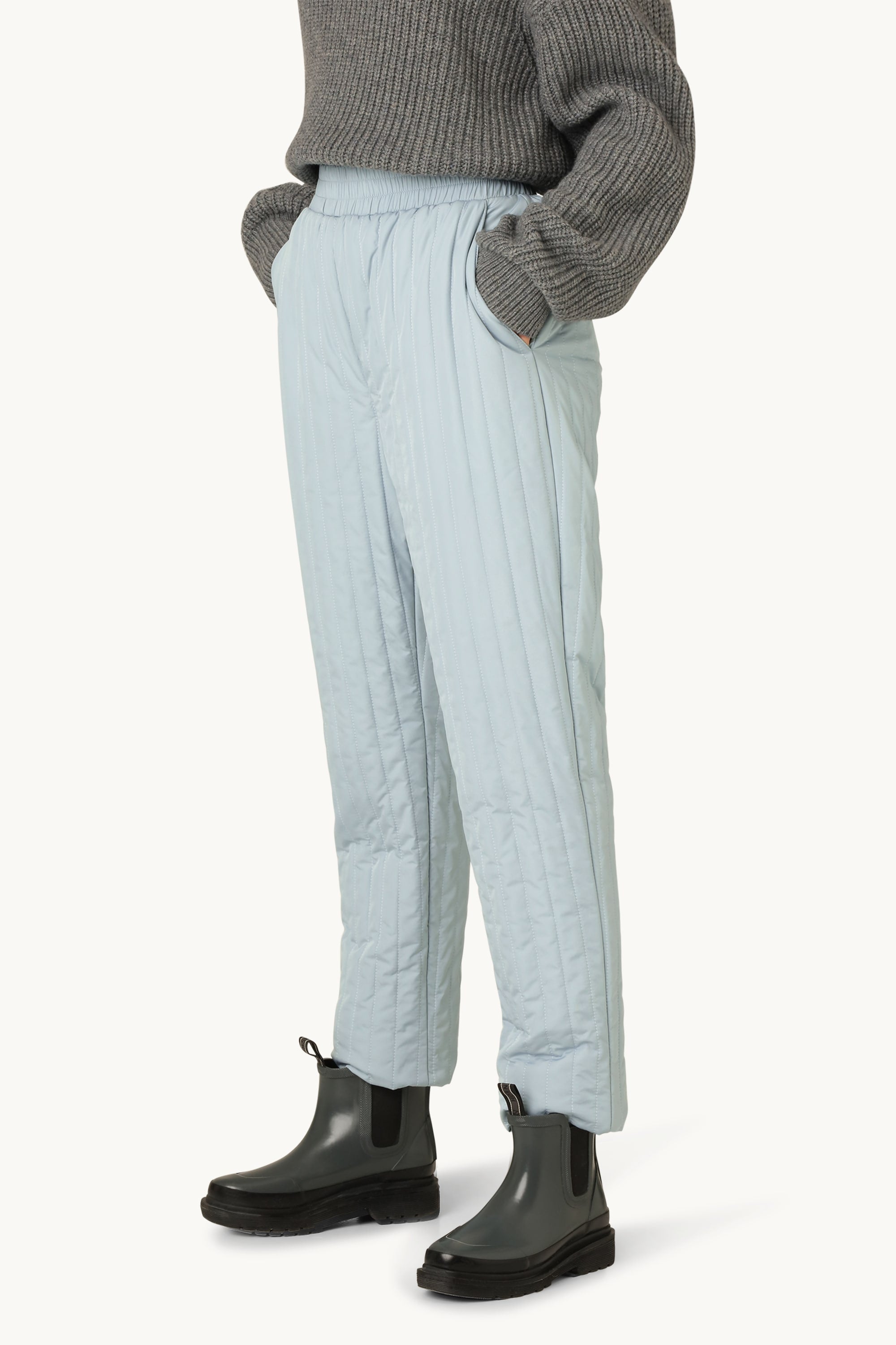 Pantalon Quilt - Pétrole Pale