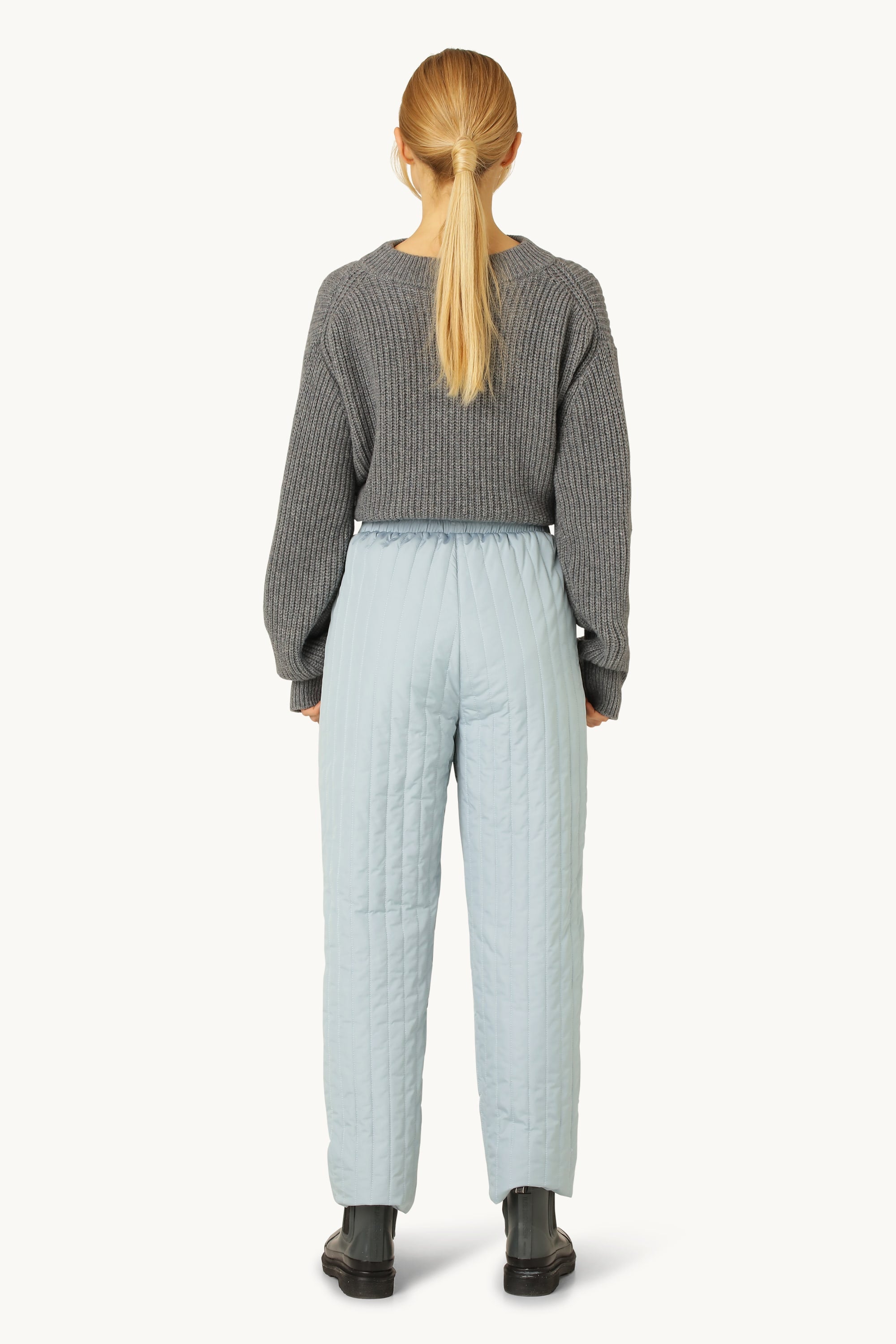 Pantalon Quilt - Pétrole Pale