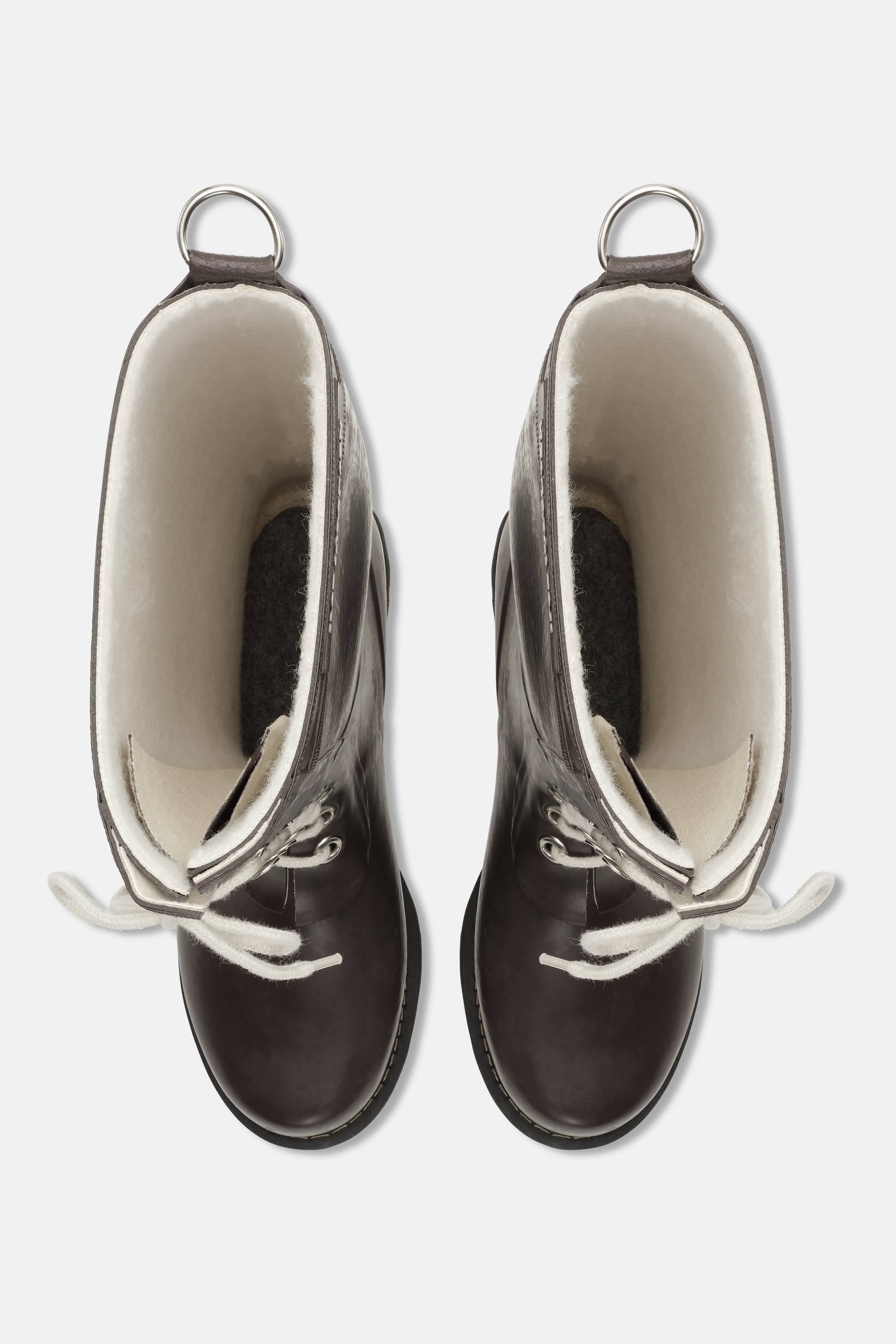 Long Rubber Boots - Ganache