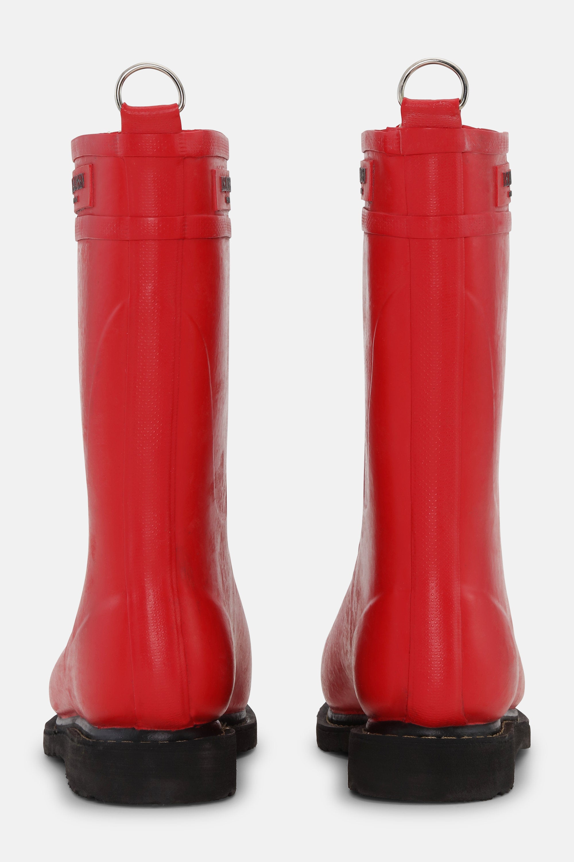Bottes 3/4 en caoutchouc - Rouge Profond