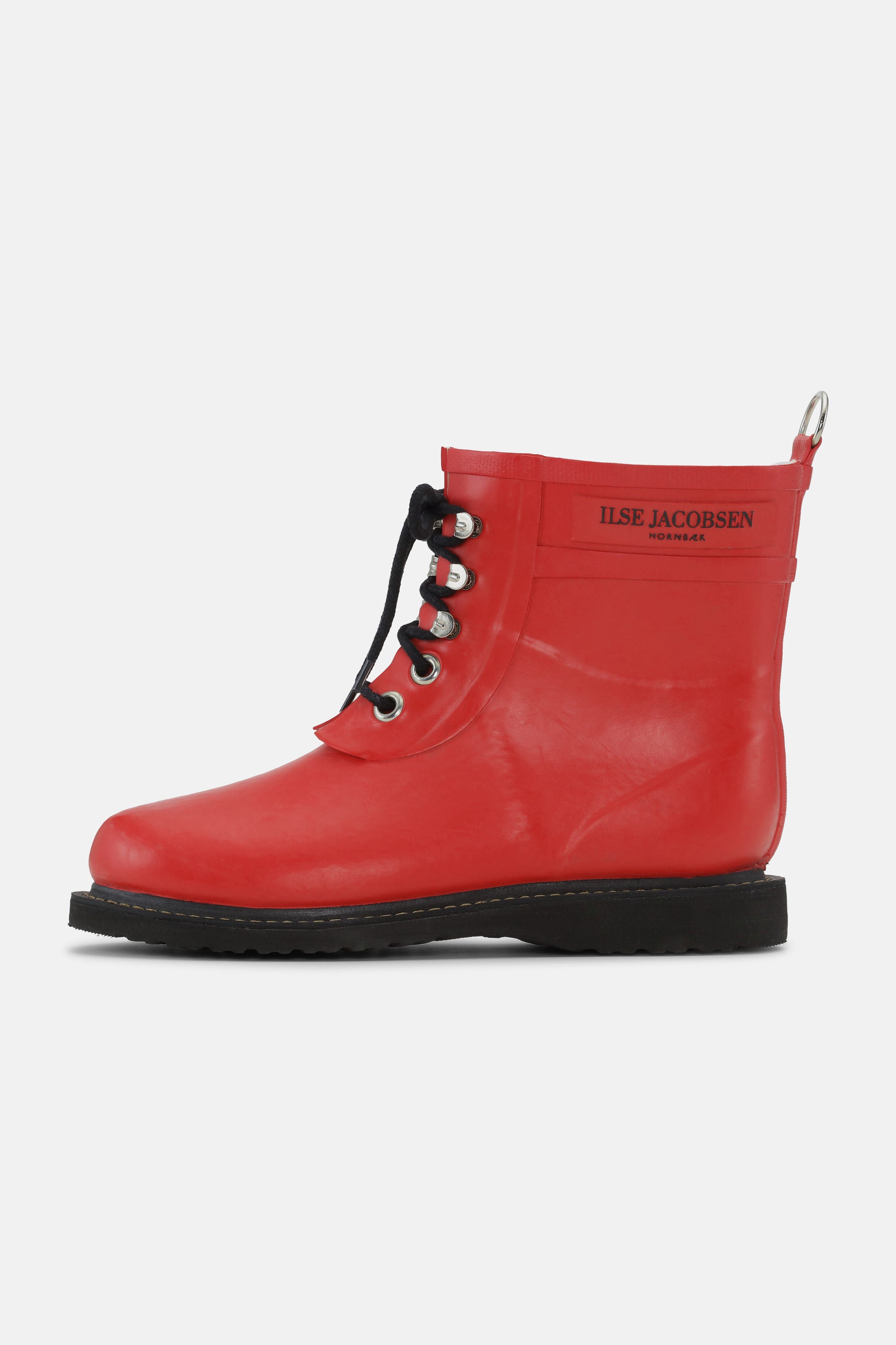 Bottes courtes en caoutchouc - Rouge profond