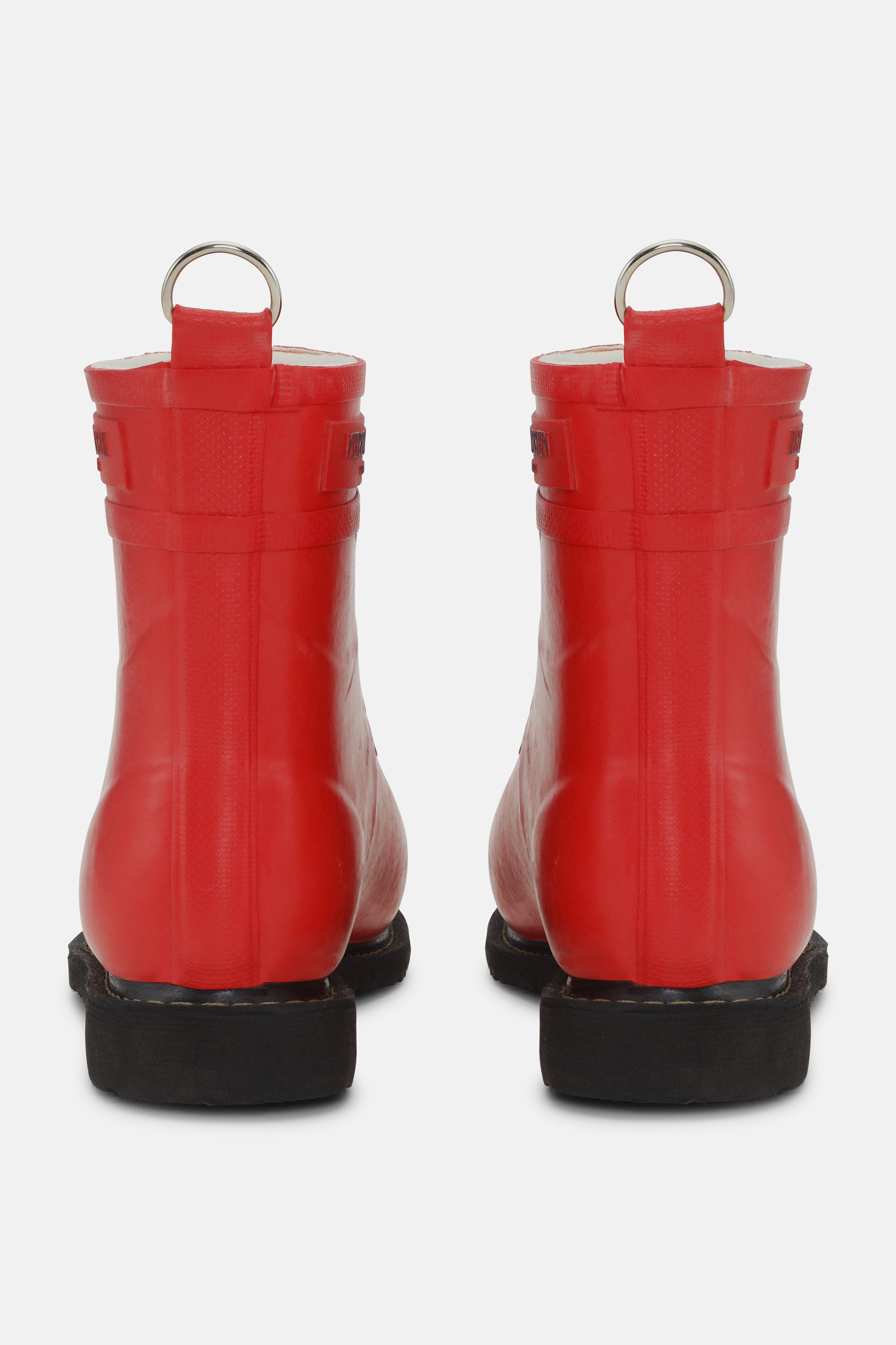 Bottes courtes en caoutchouc - Rouge profond