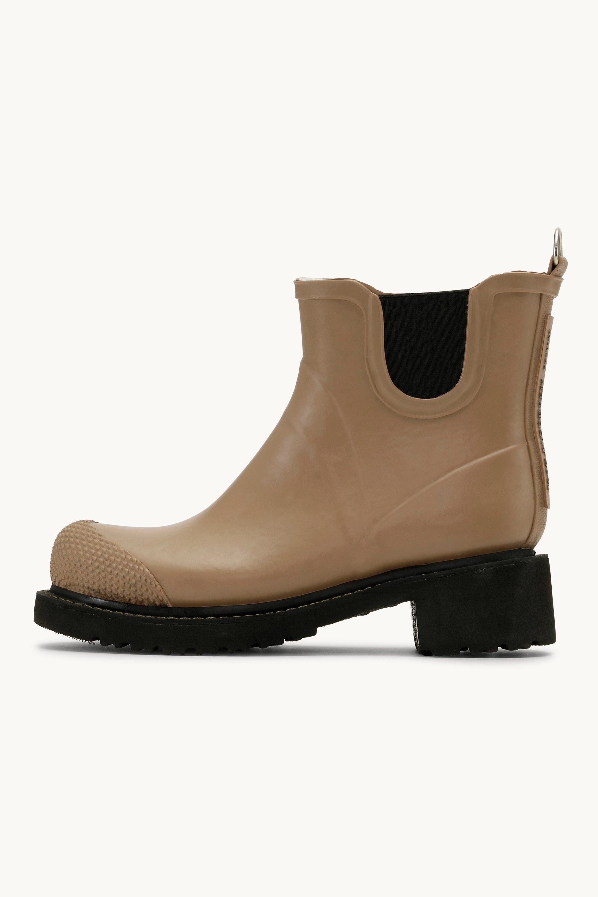 Bottes Courtes En Caoutchouc À Talon Haut - Loutre
