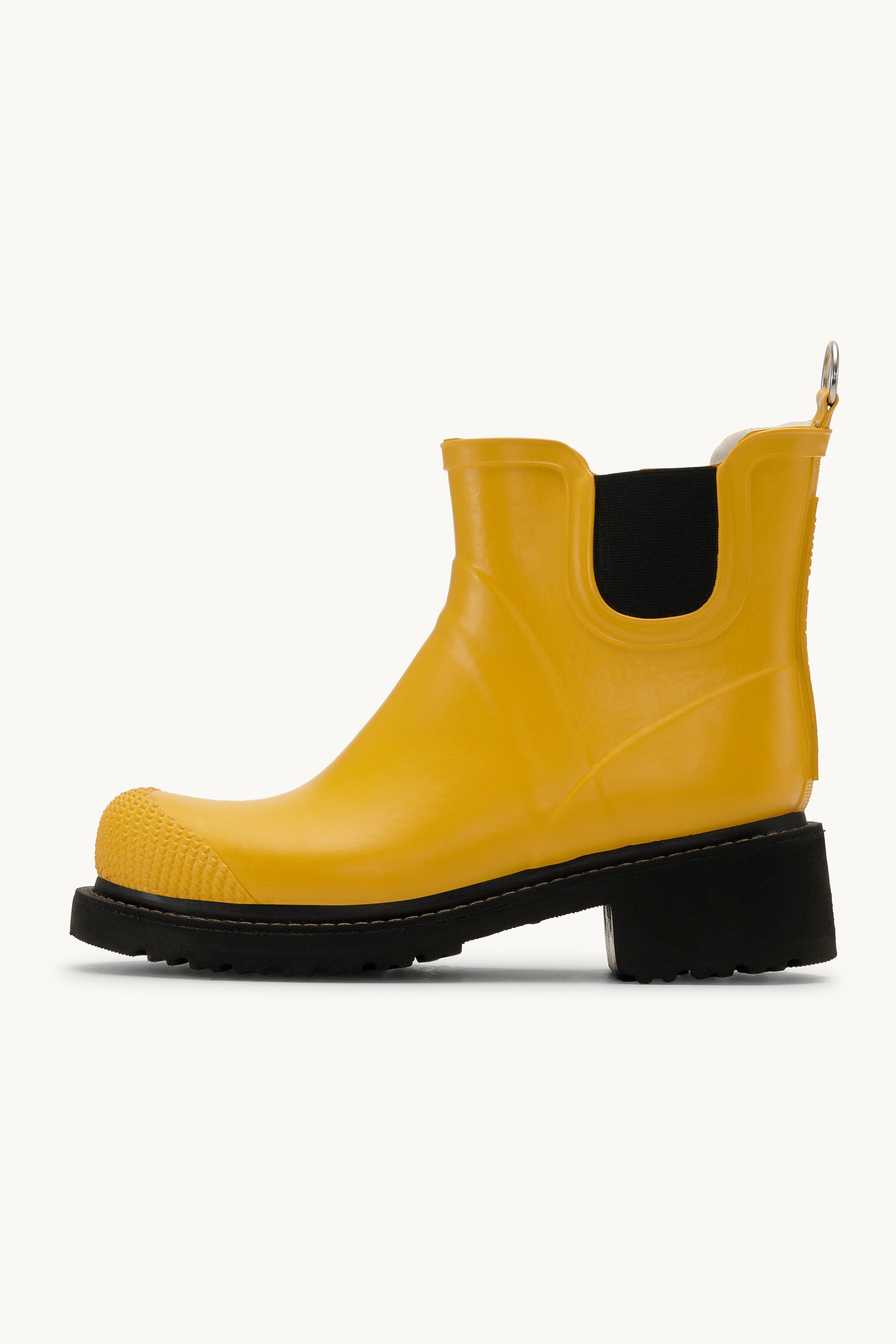 Bottes Courtes En Caoutchouc À Talon Haut - Cyber Jaune