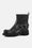 Short Biker Rubber Boots - Black Black
