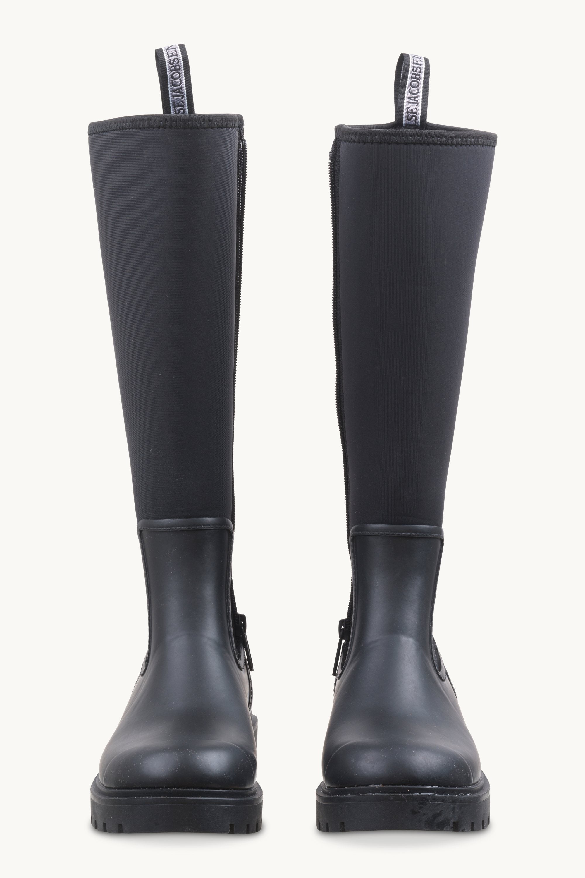 Neoprene Rain Boot - Black Black