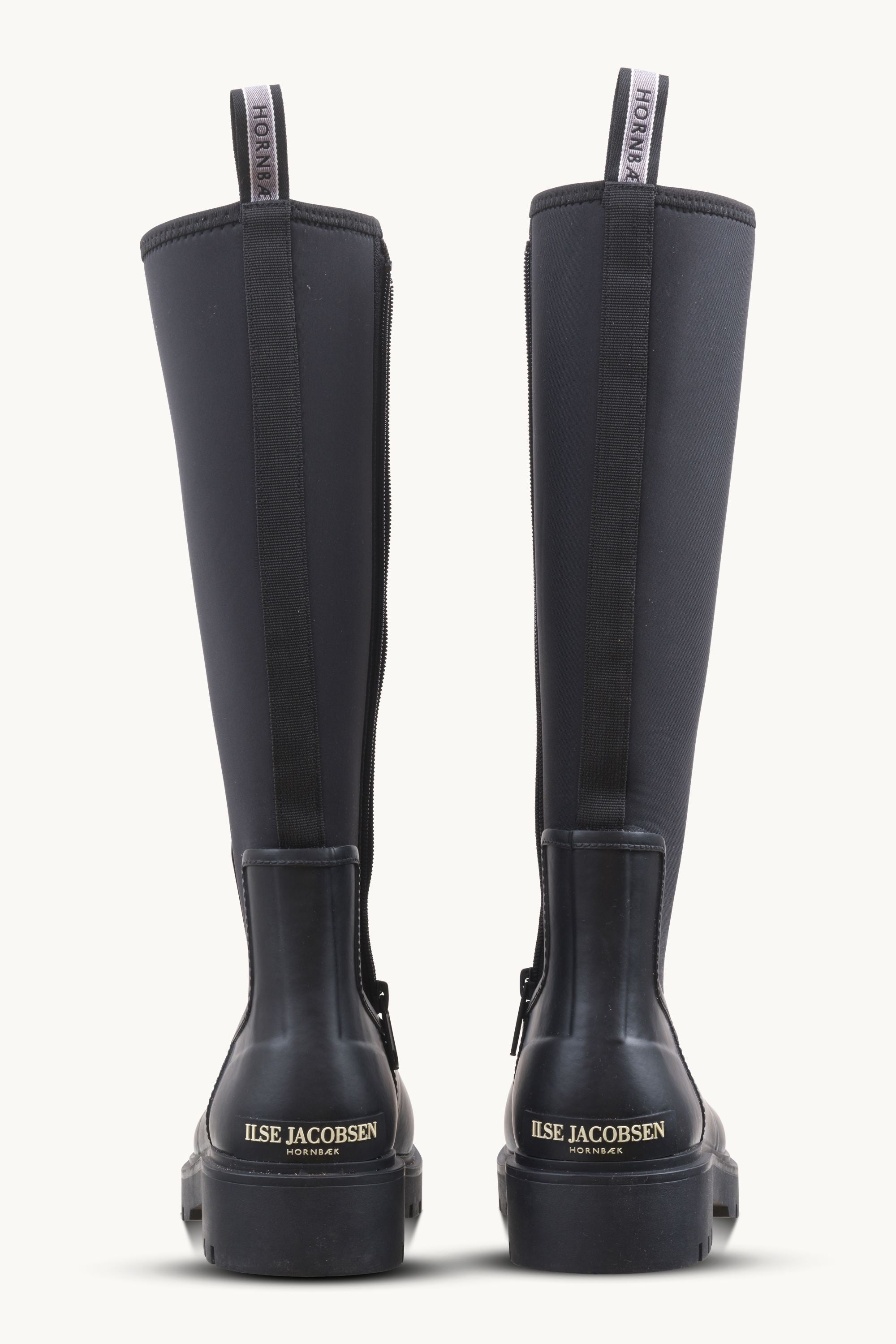 Neoprene Rain Boot - Black Black