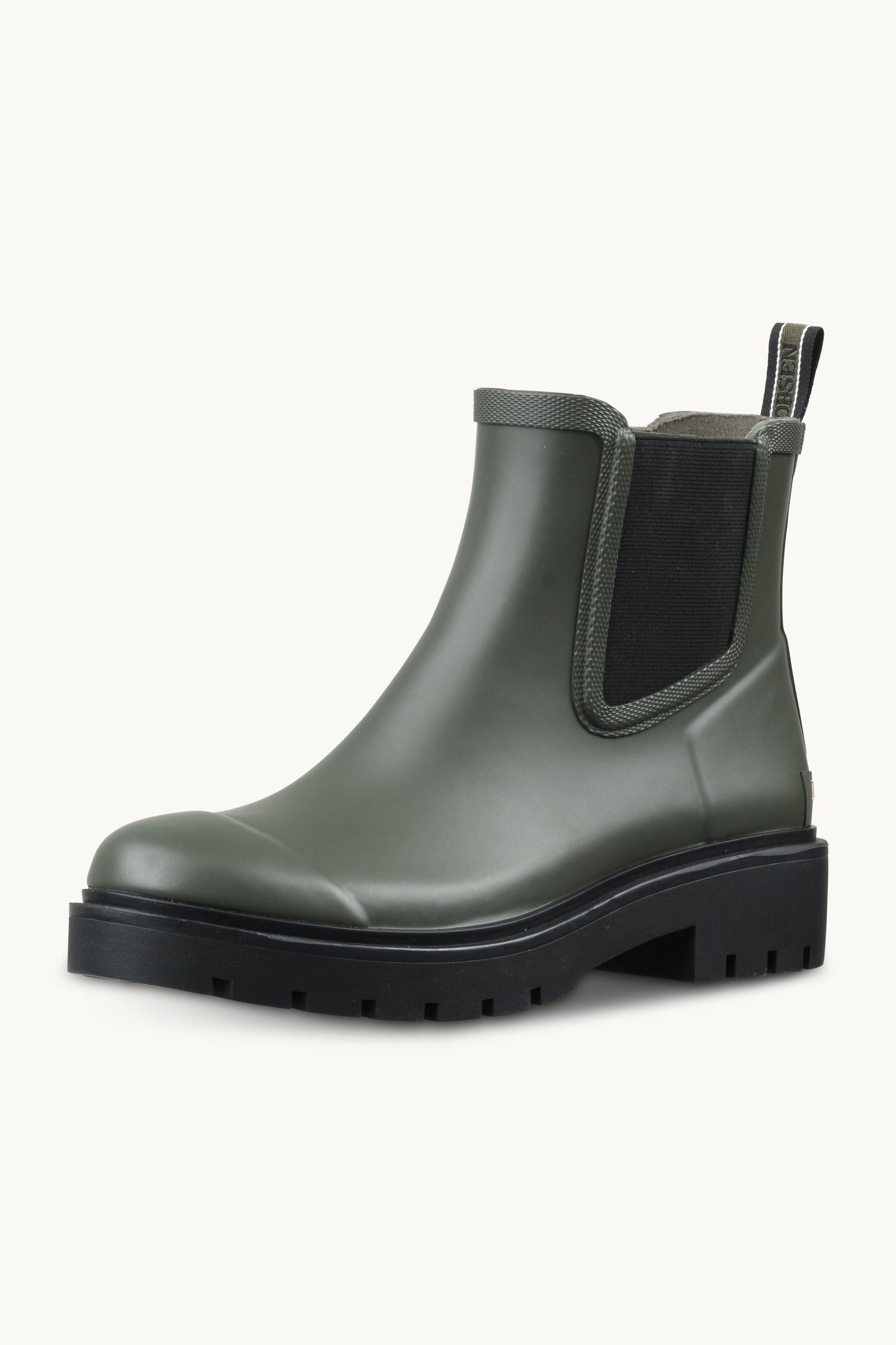 Chelsea Rain Boots - Army Black