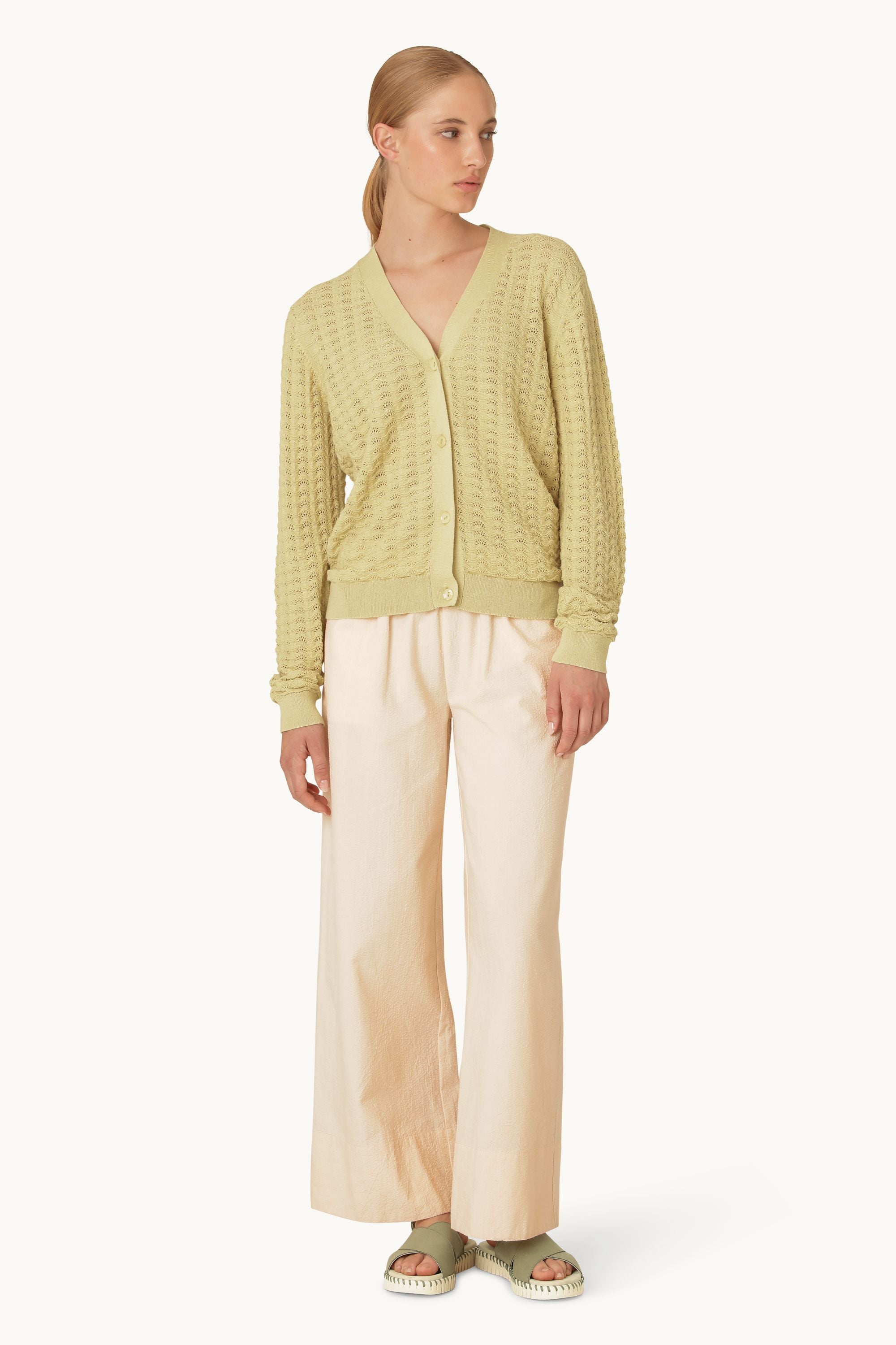 Cardigan - Herbe d'olivier