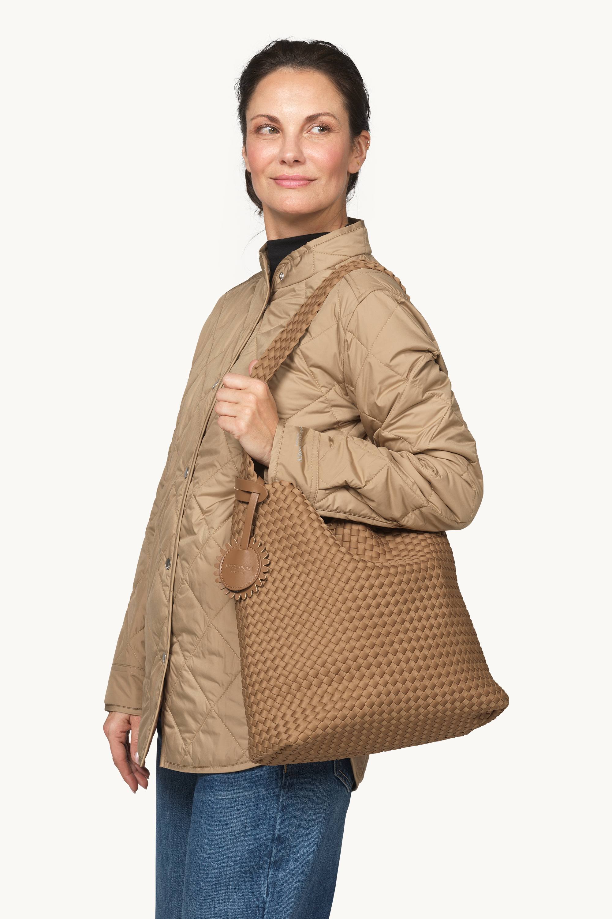 Woven Tote Bag - Sepia Tint