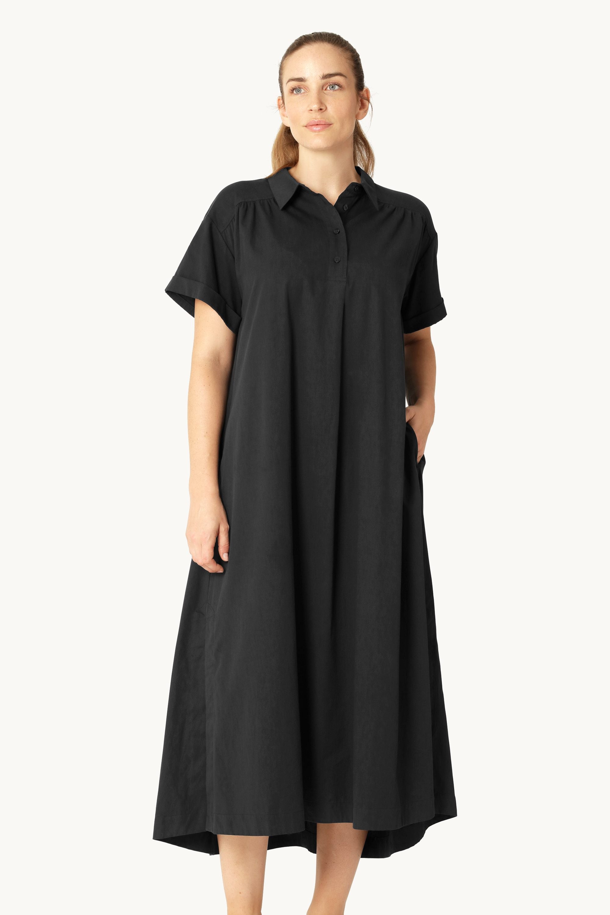 Robe Longue A-ligne - Dark Indigo