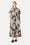 Long Dress A-line - Sand Artsy Stroke Flower
