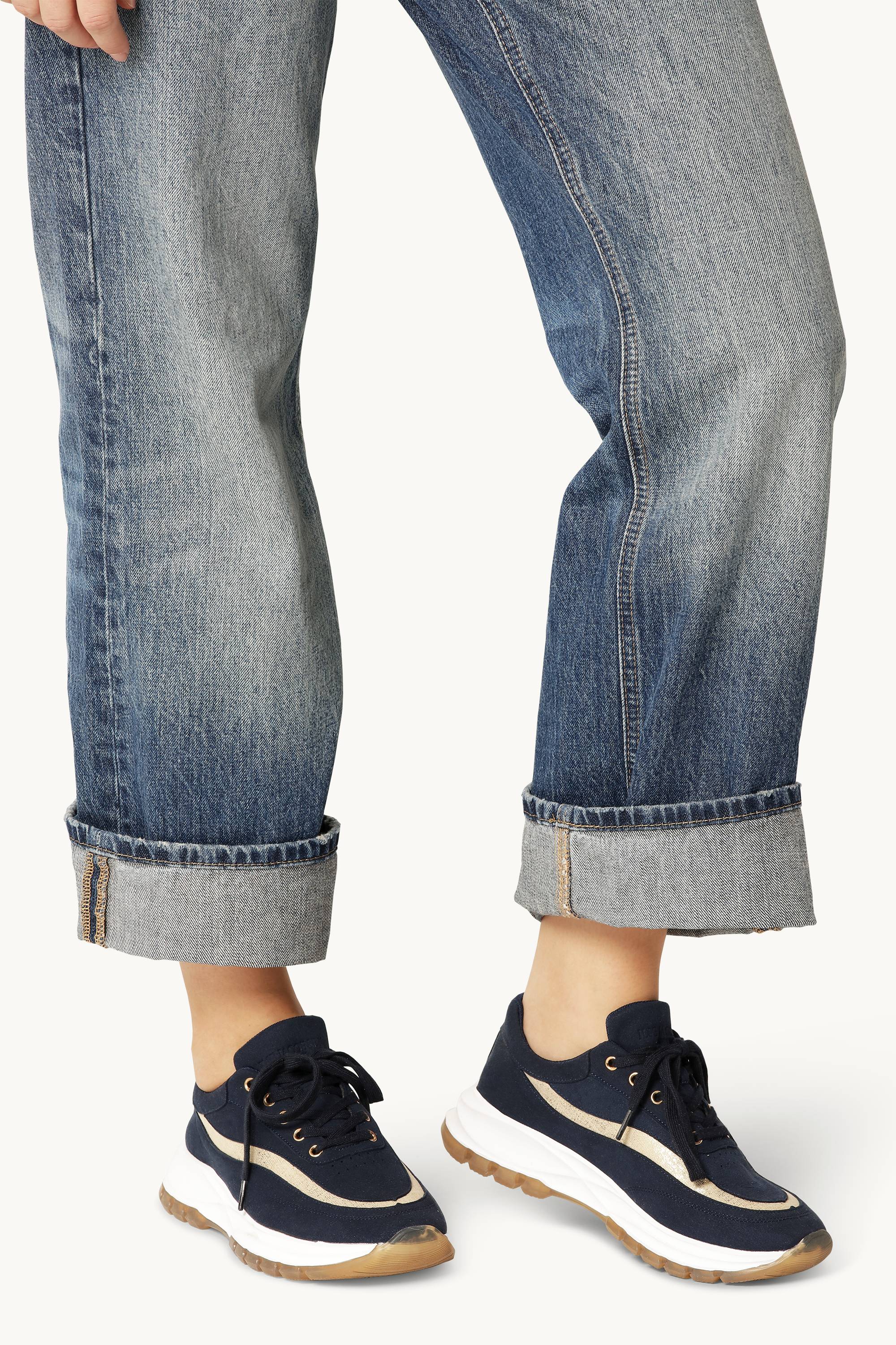 Baskets - Blanc indigo foncé