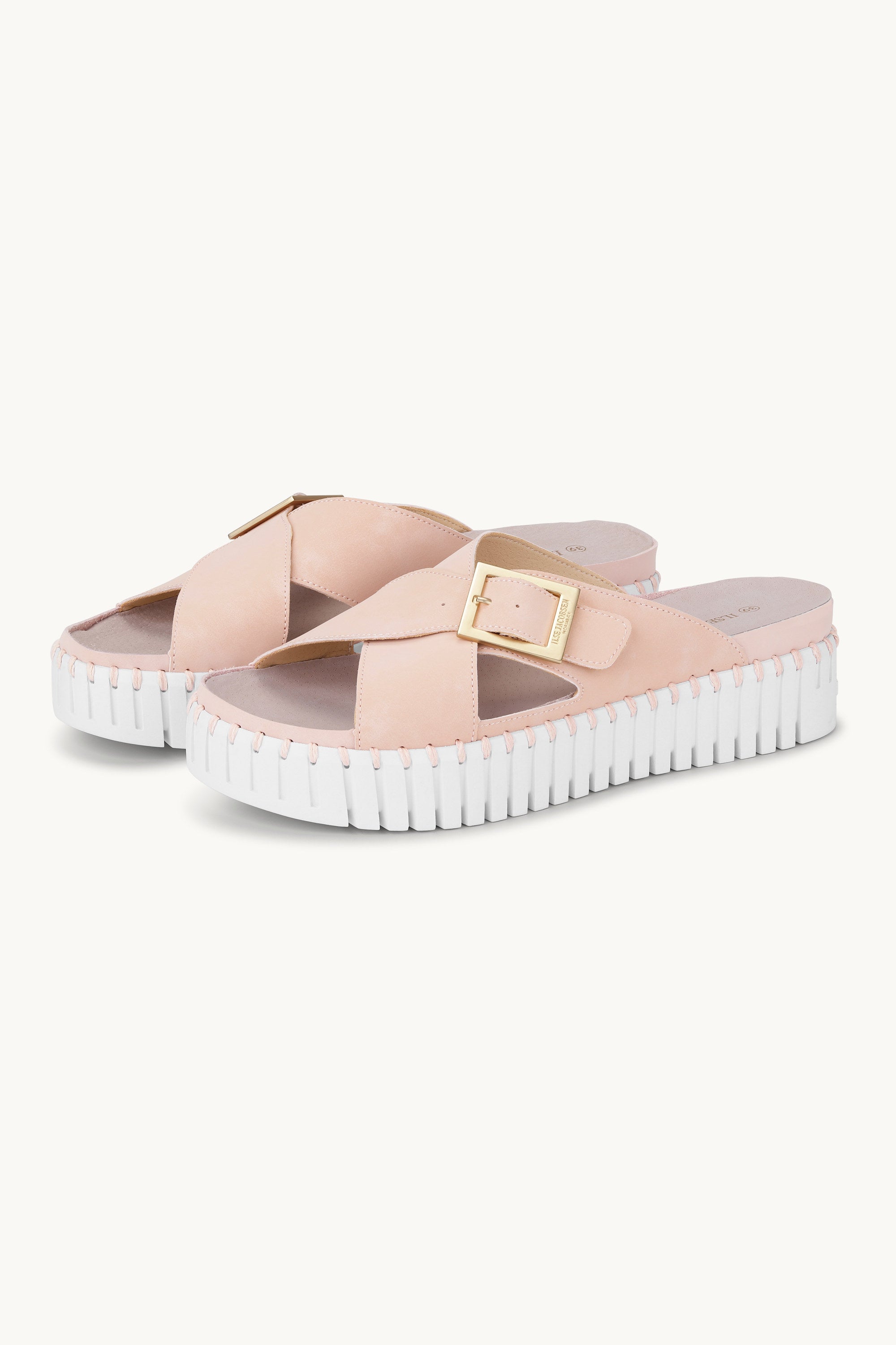 Sandals Crossover - Adobe Rose White