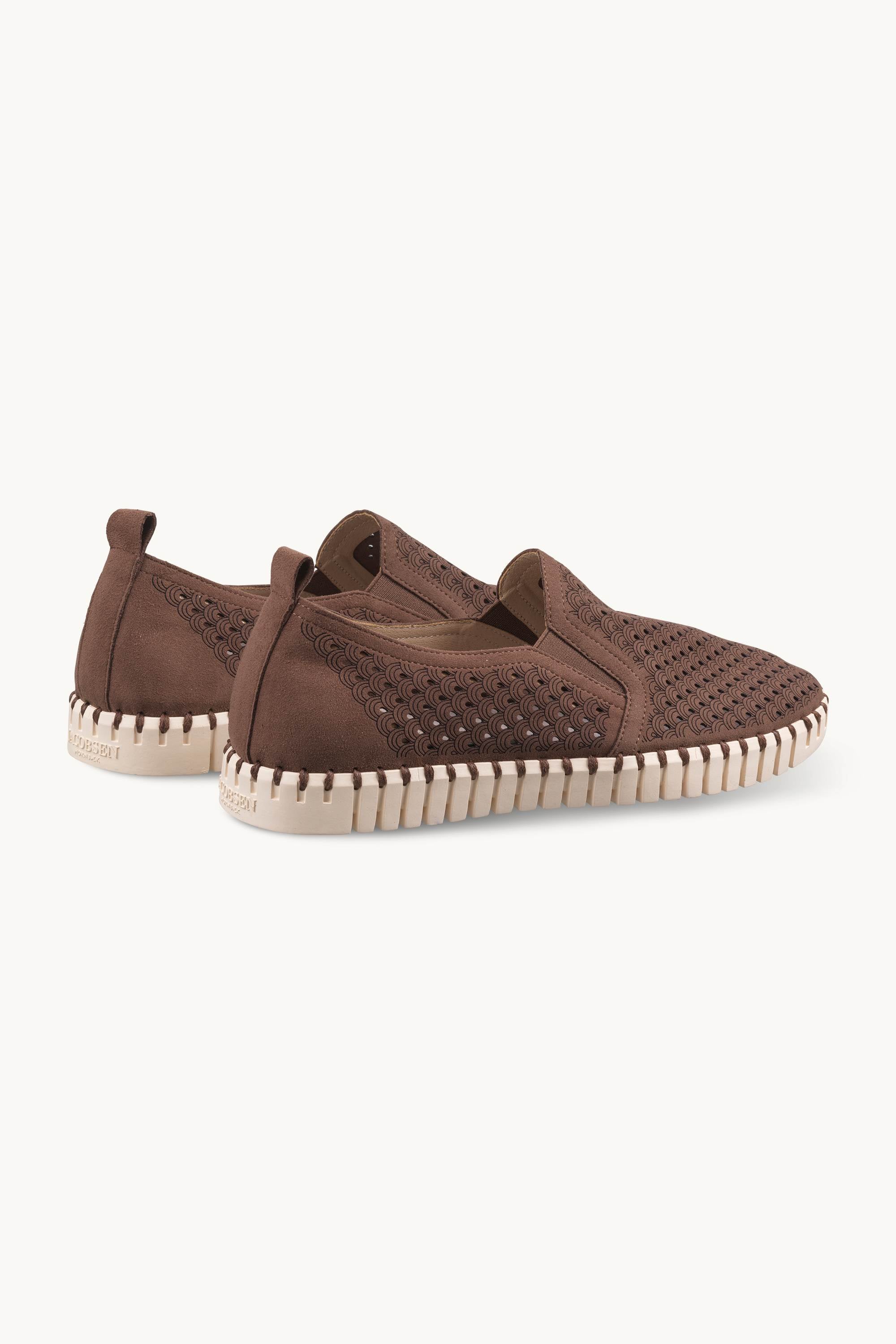 Men’s Comfort Shoes - Brown Pearled Ivory