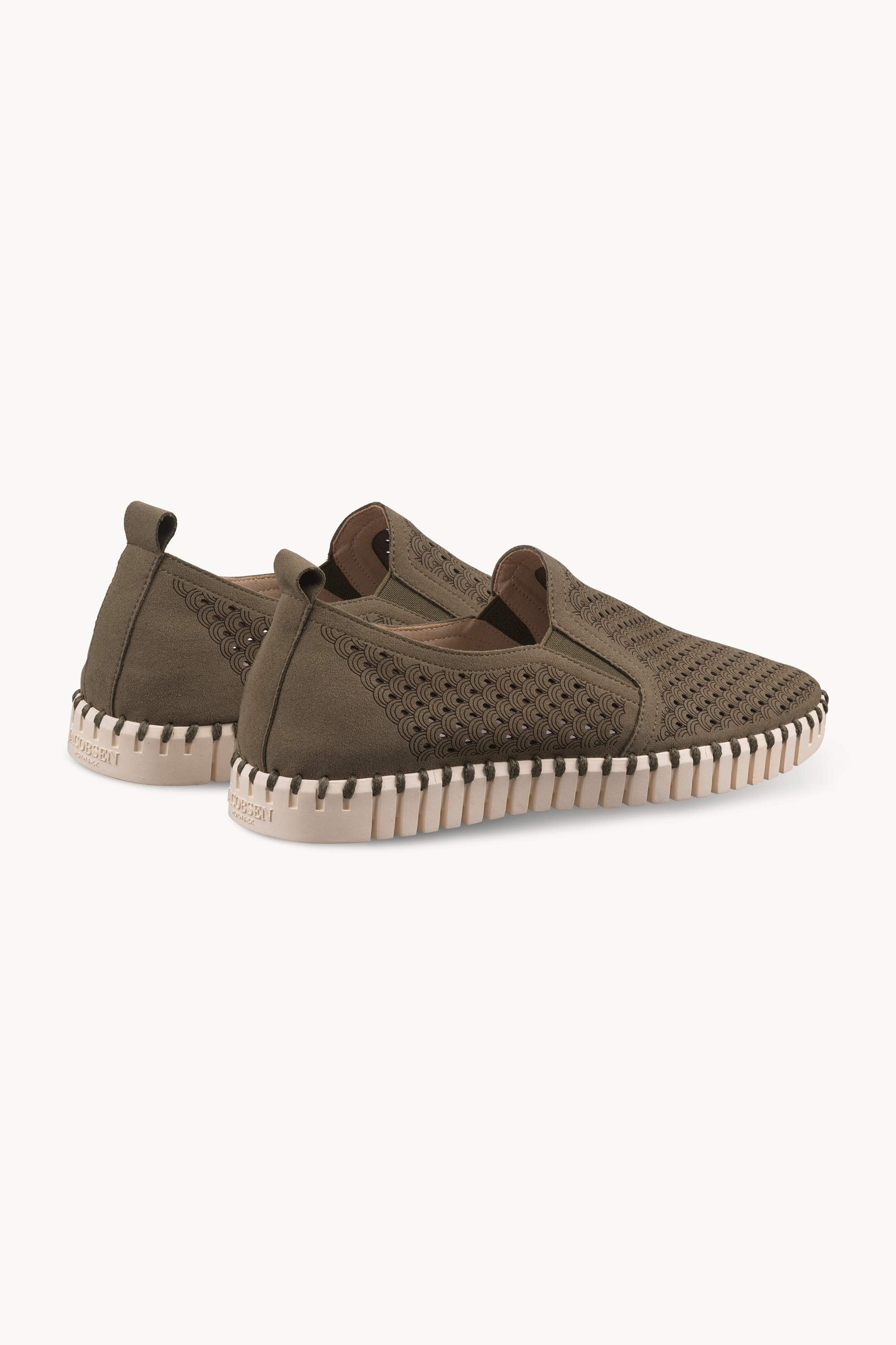 Men’s Comfort Shoes - Deep Olive Pearled Ivory