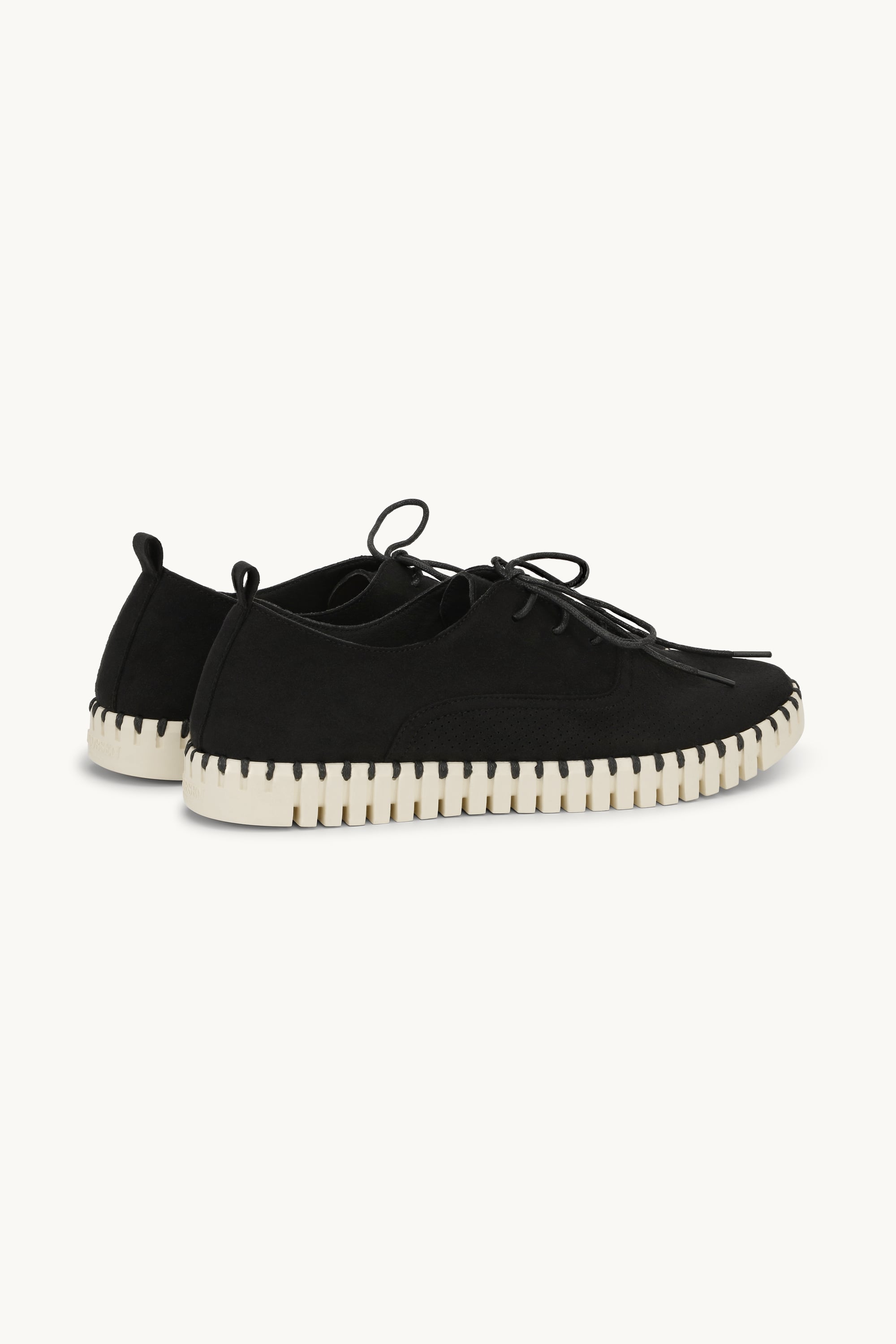 Men’s Shoes With Laces - Black Pearled Ivory