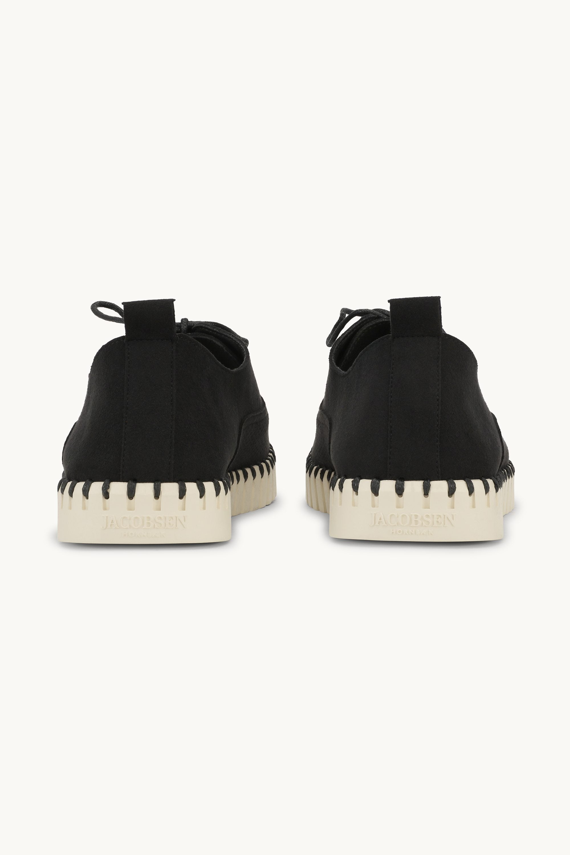 Men’s Shoes With Laces - Black Pearled Ivory