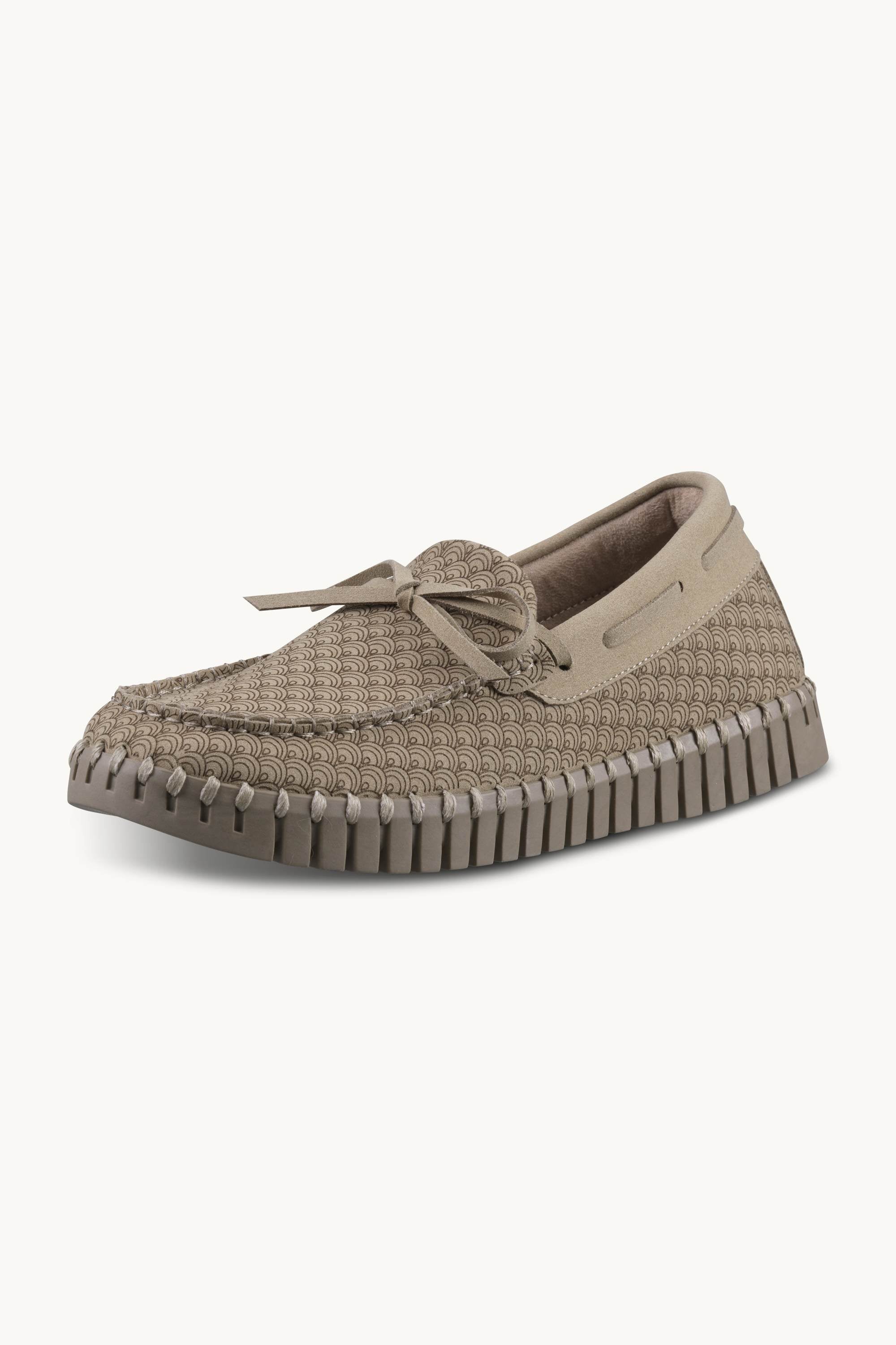 Tulip Sailor Shoe With Lining - Coriander Coriander