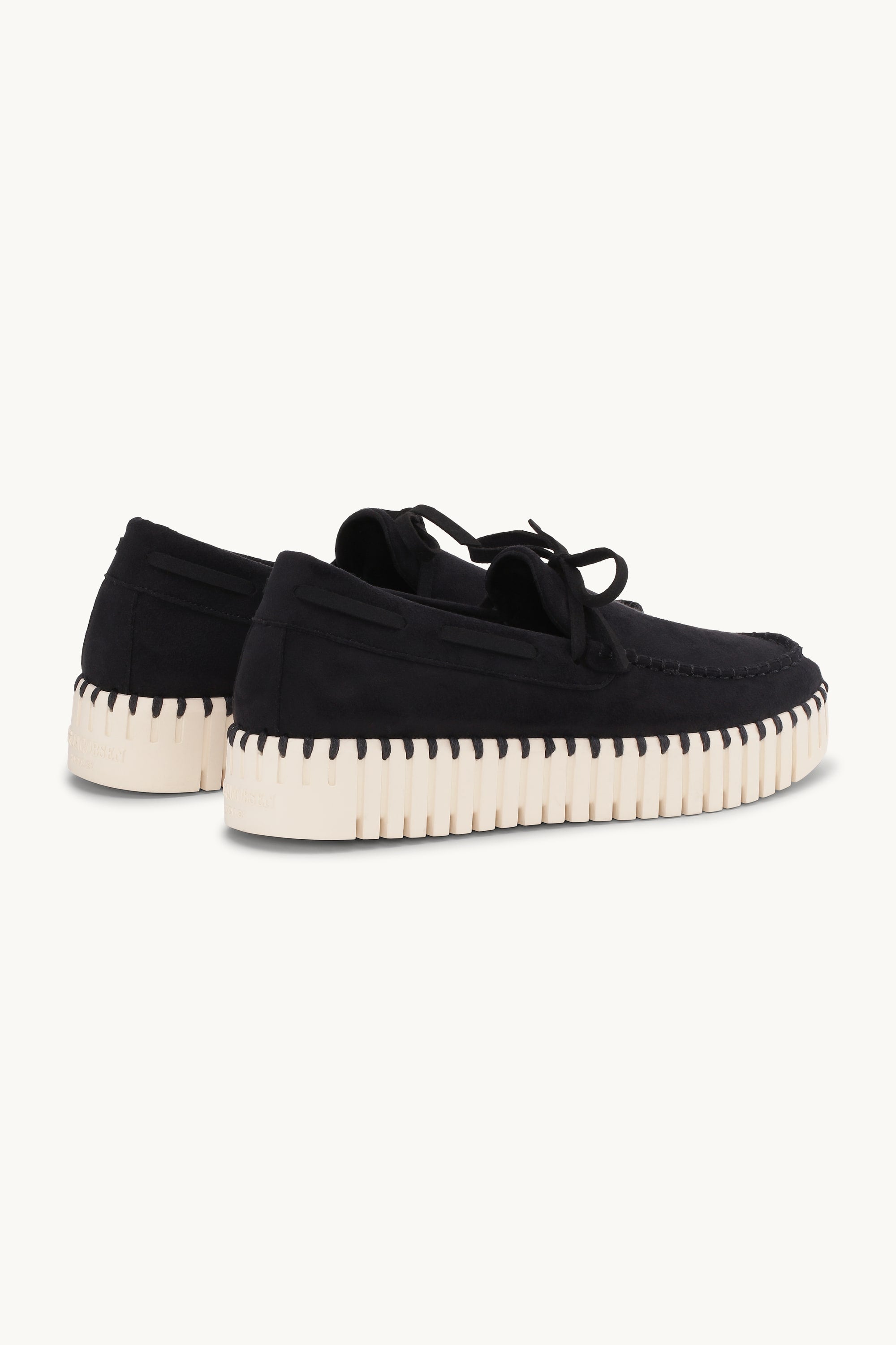 Tulip Sailor Shoe - Black Pearled Ivory