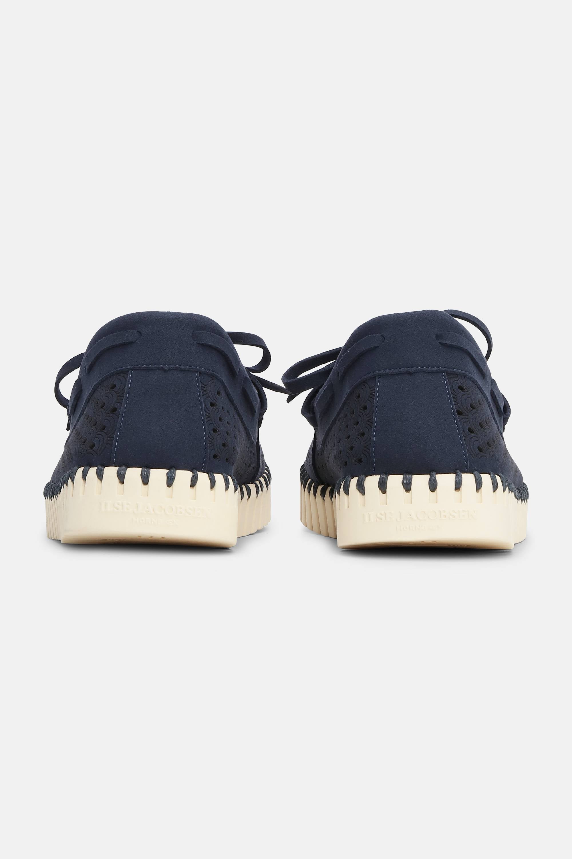 Tulip Sailor Shoe - Dark Indigo Pearled Ivory