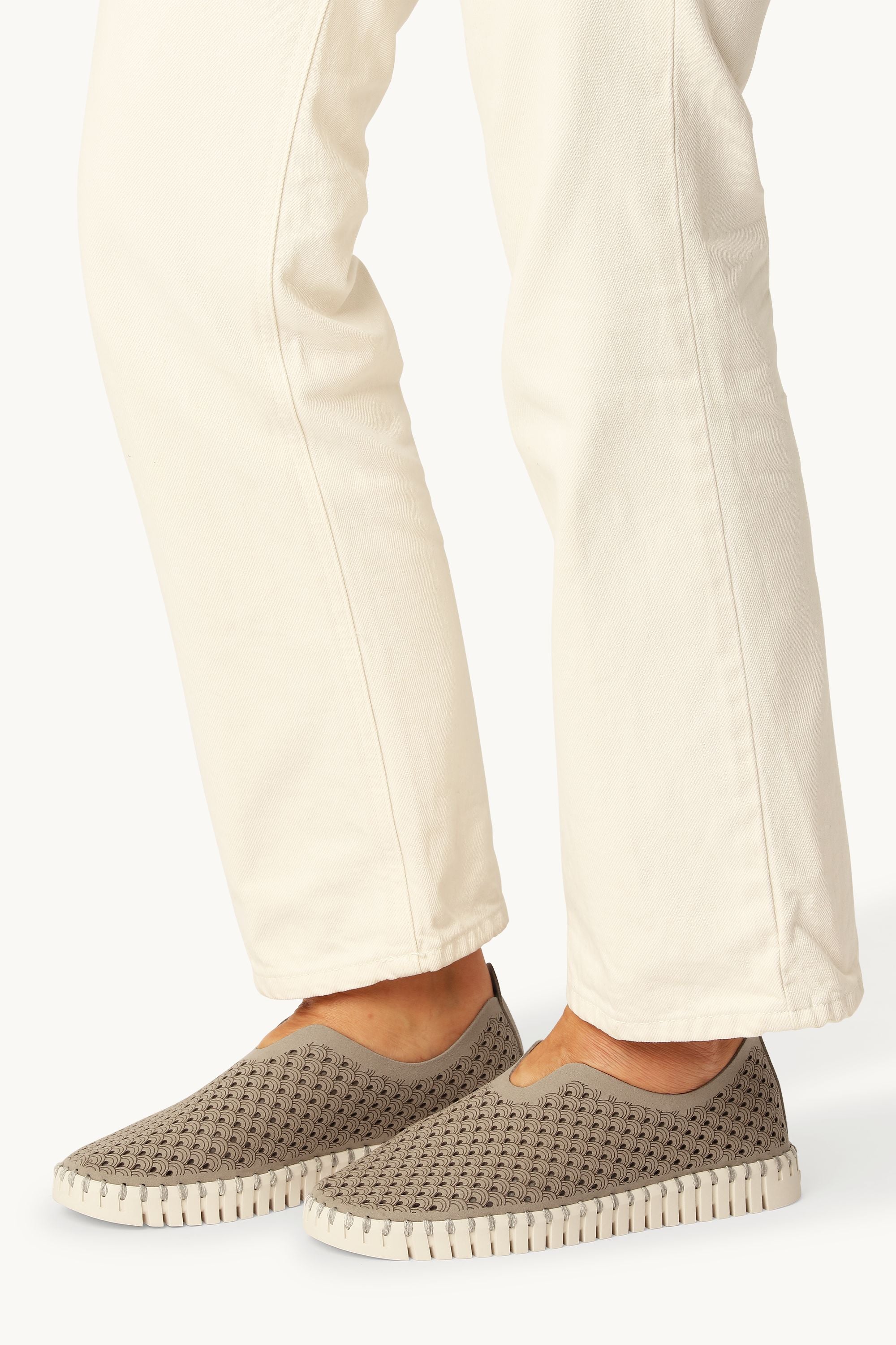 Tulip Mocassins - Coriander Pearled Ivory