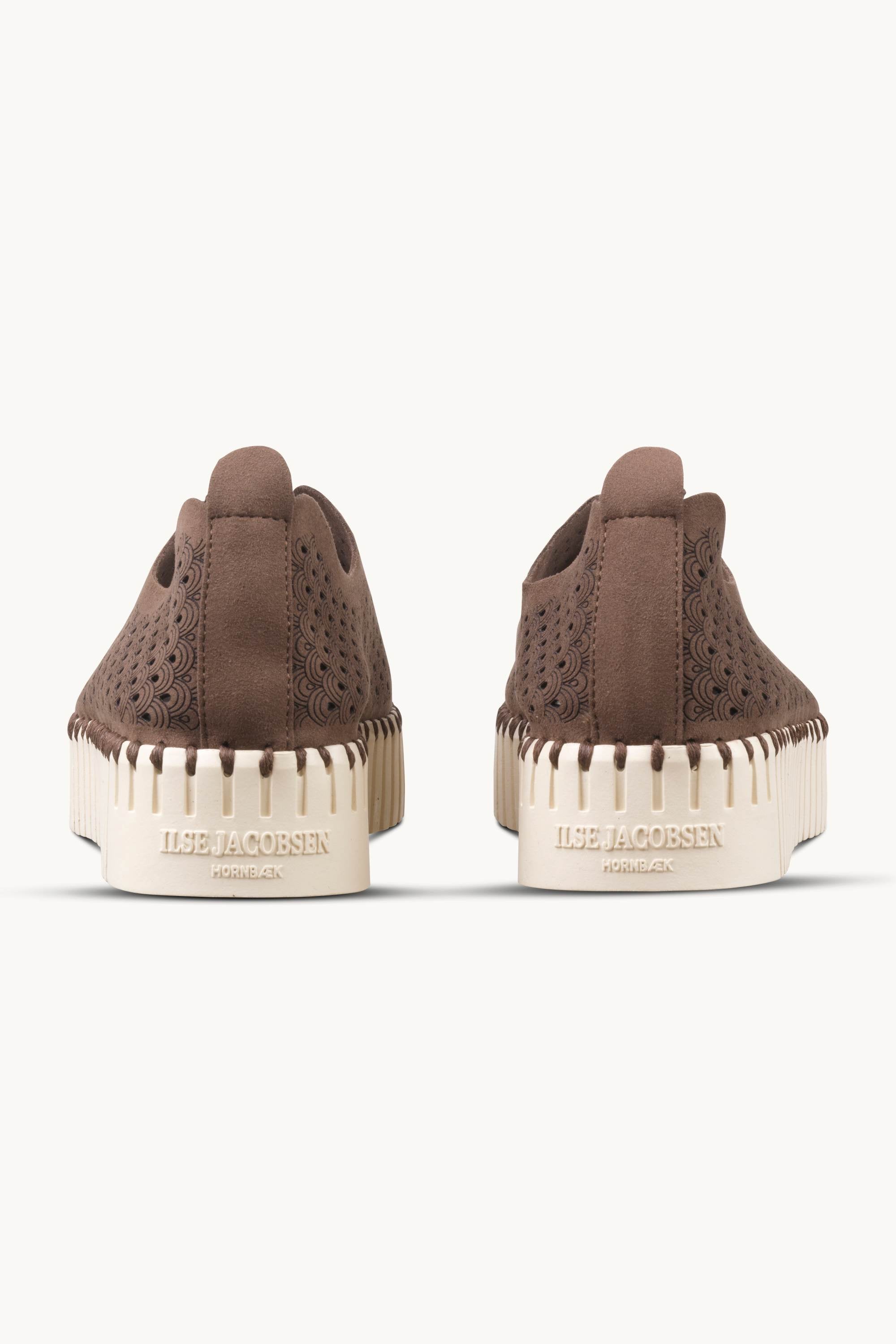 Platform Tulip Flats - Brown Pearled Ivory
