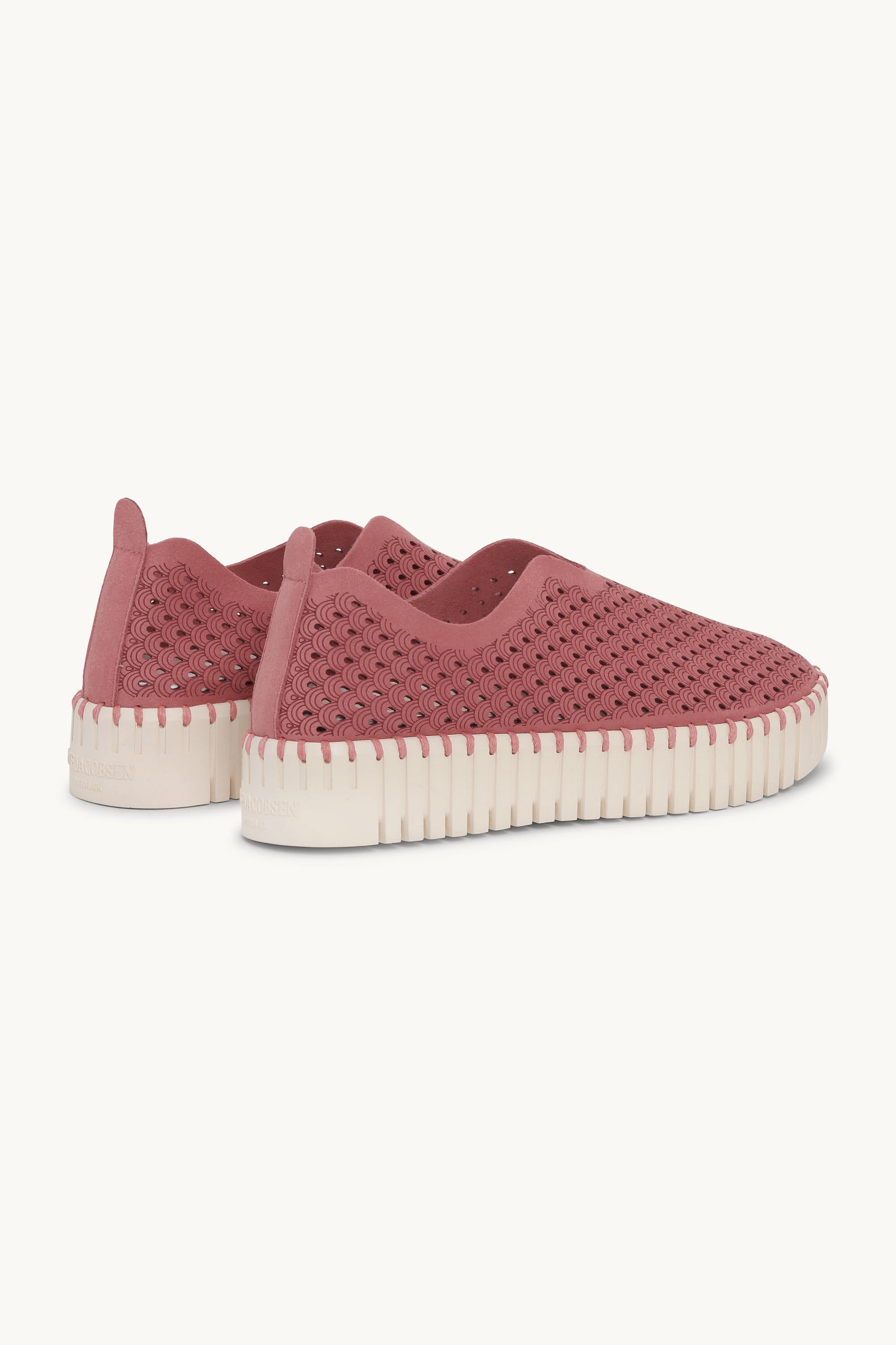 Tulip Chaussures Plateforme - Rouge Pearled Ivory